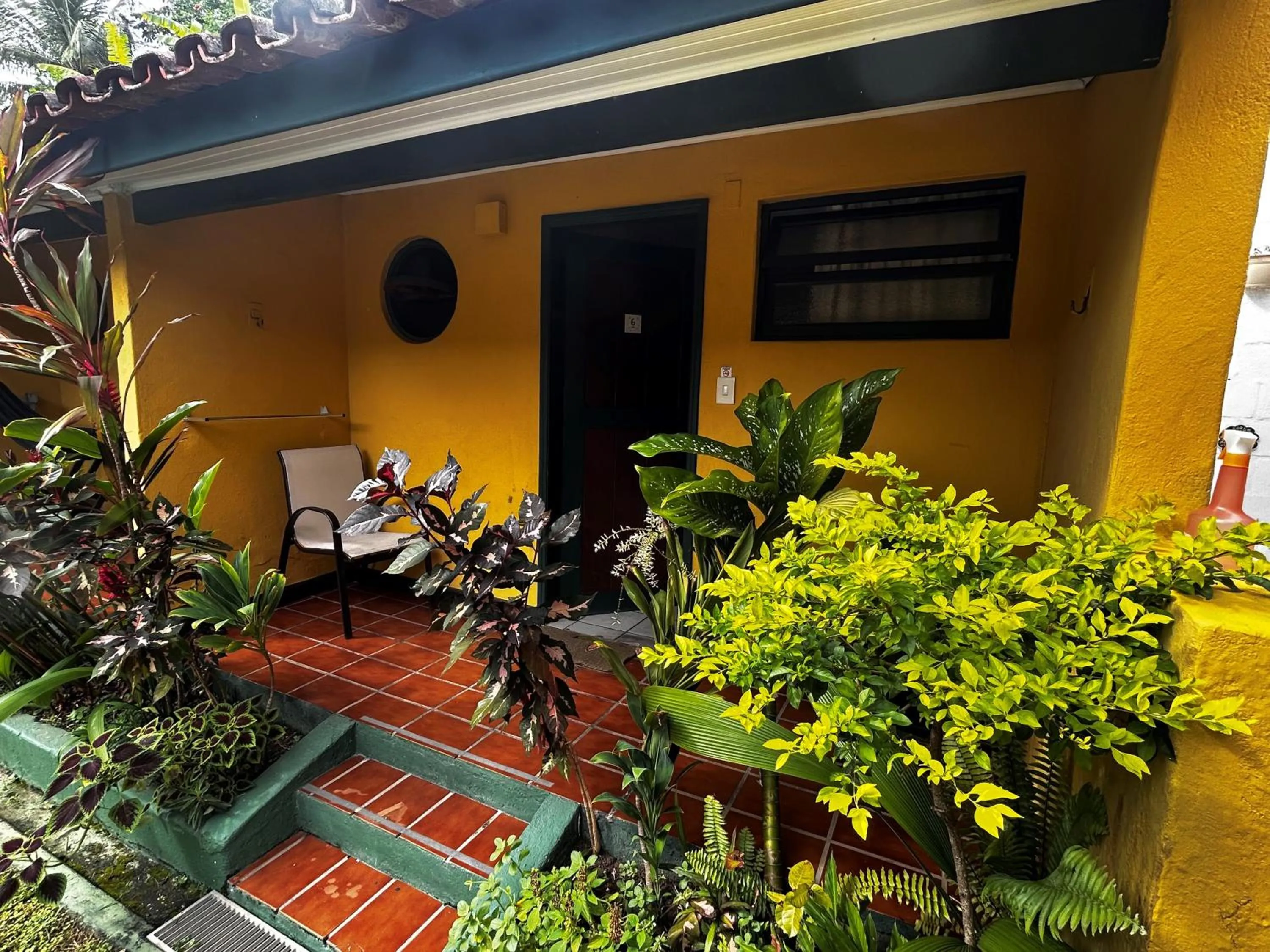 Balcony/Terrace in Pousada Aporan Ilhabela