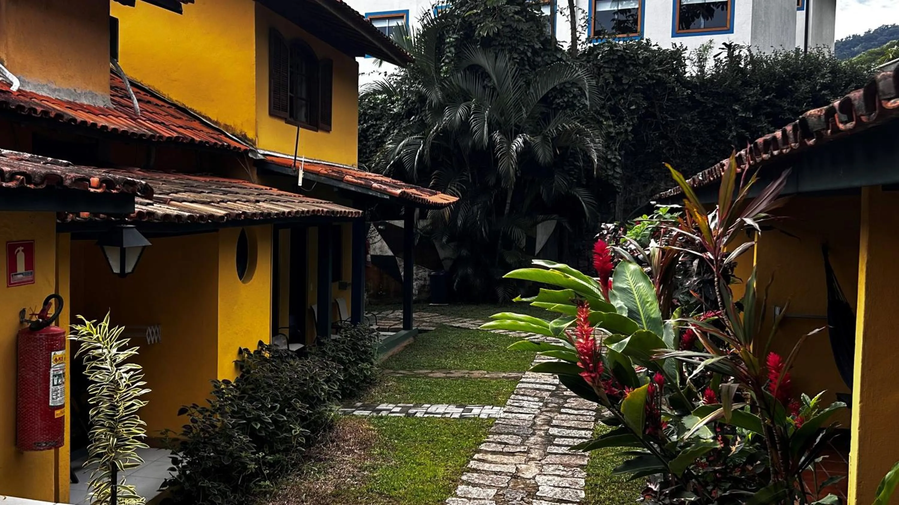 Garden view in Pousada Aporan Ilhabela
