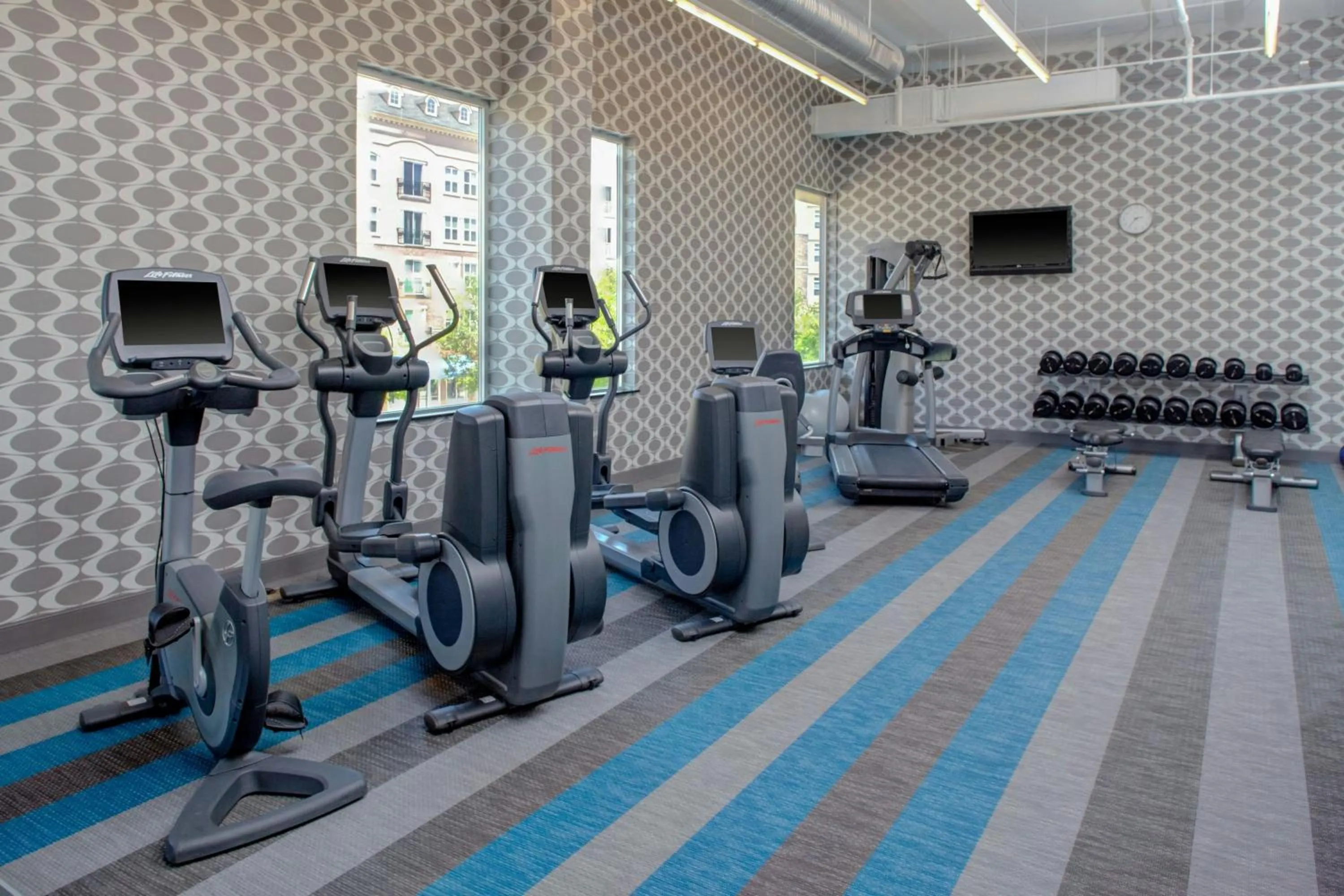 Fitness centre/facilities in Aloft Richmond West Short Pump