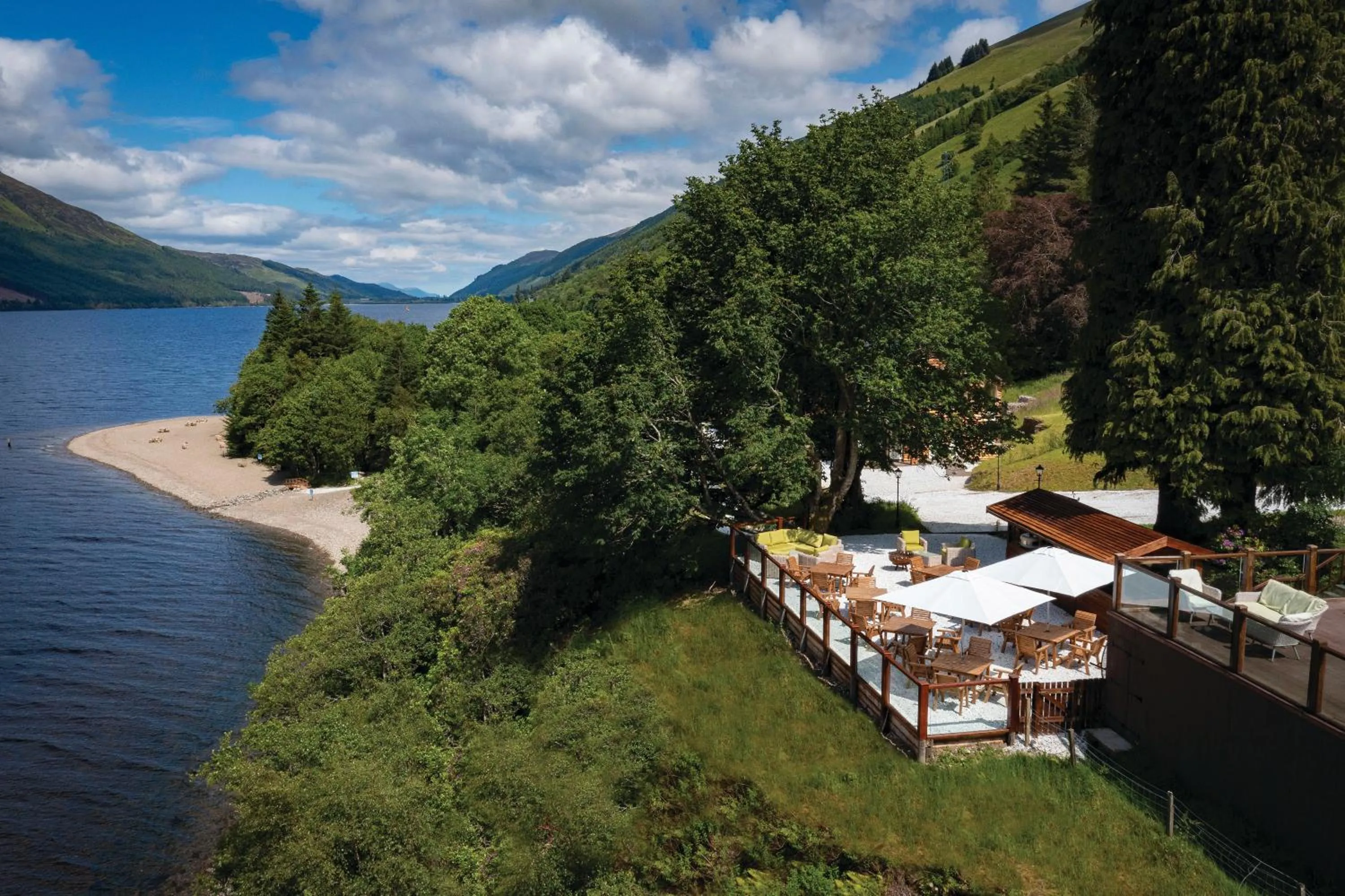 Natural landscape in The Whispering Pine Lodge