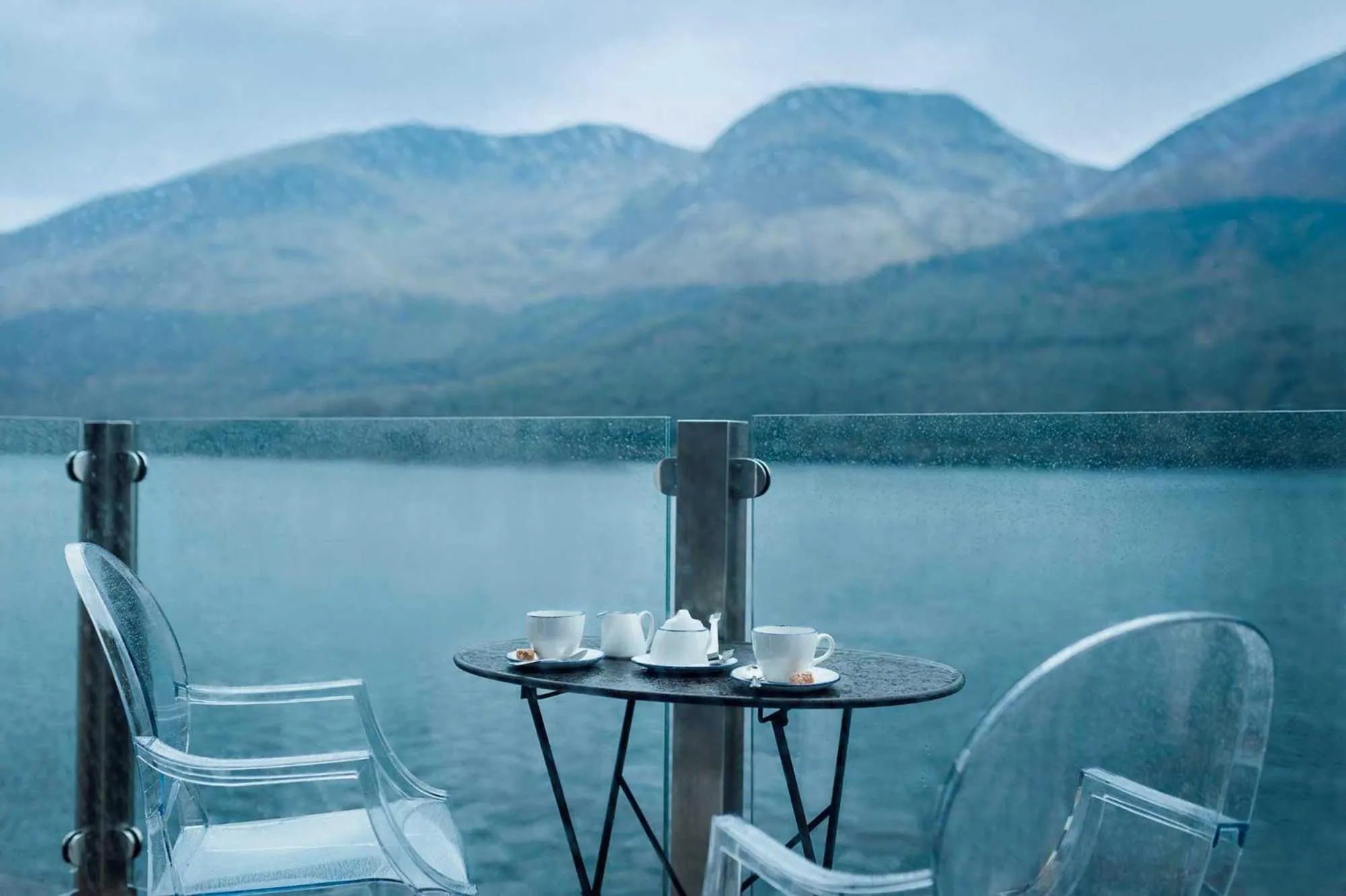 Balcony/Terrace in The Whispering Pine Lodge