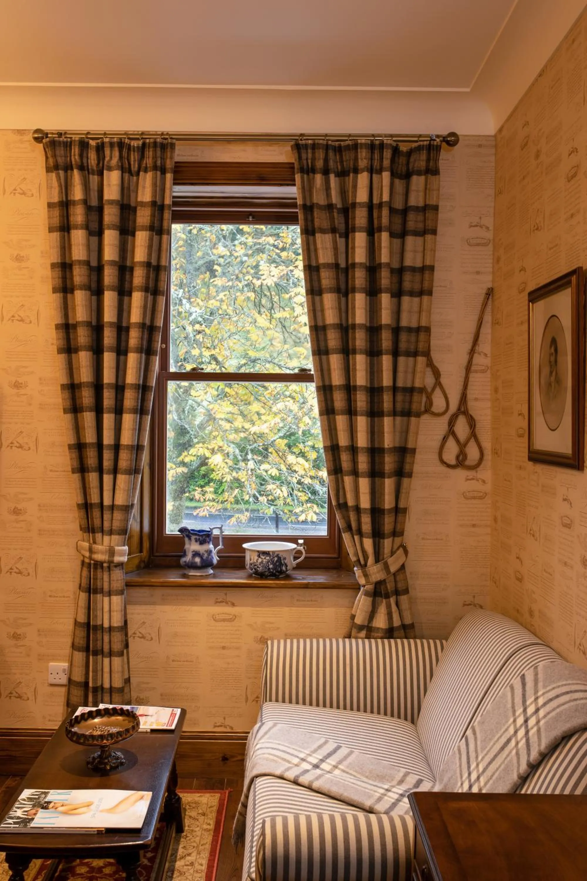 Seating area in The Whispering Pine Lodge