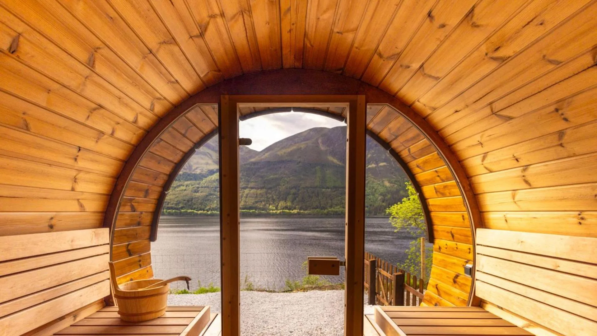 Sauna in The Whispering Pine Lodge