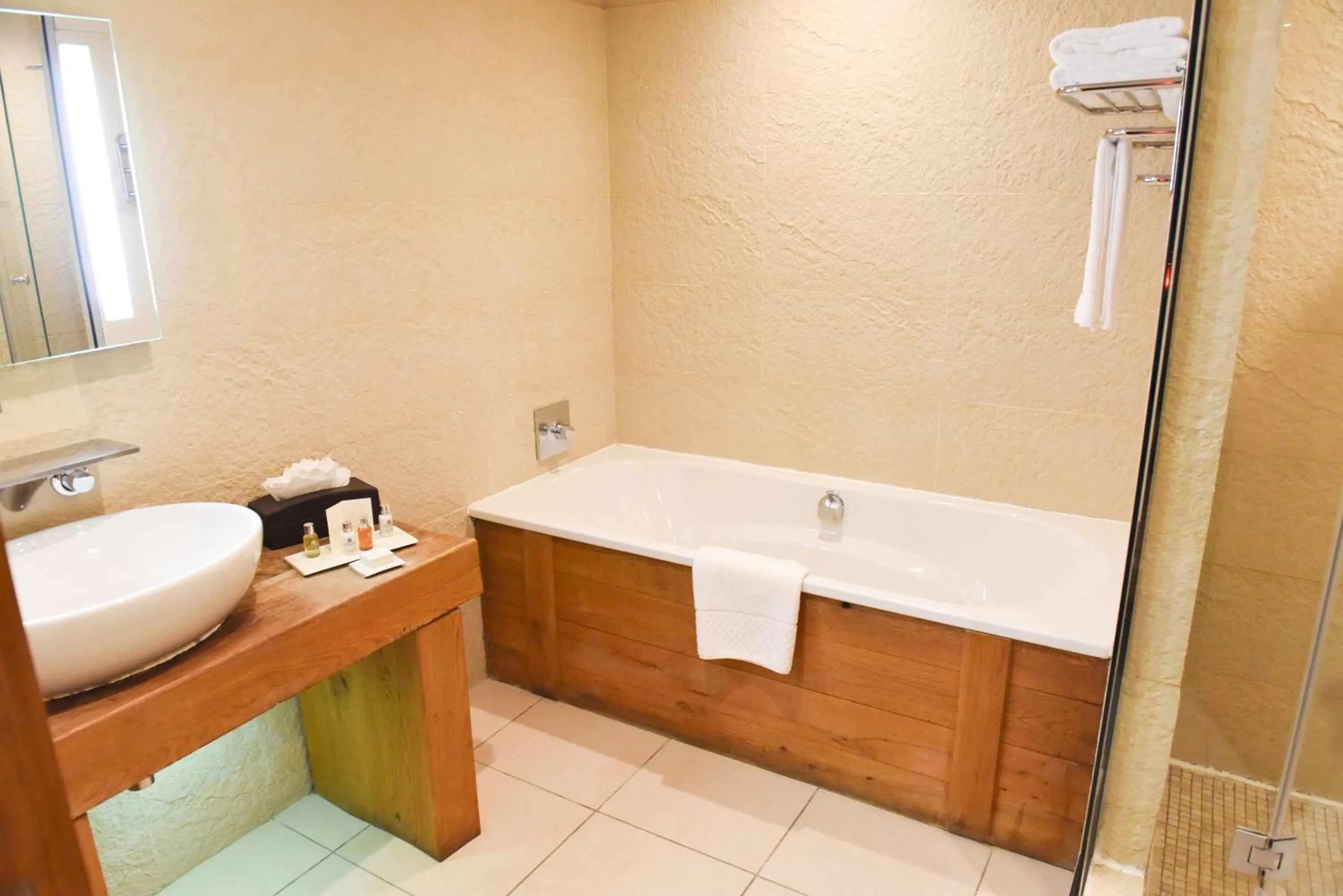 Bathroom in Glenskirlie Castle Hotel