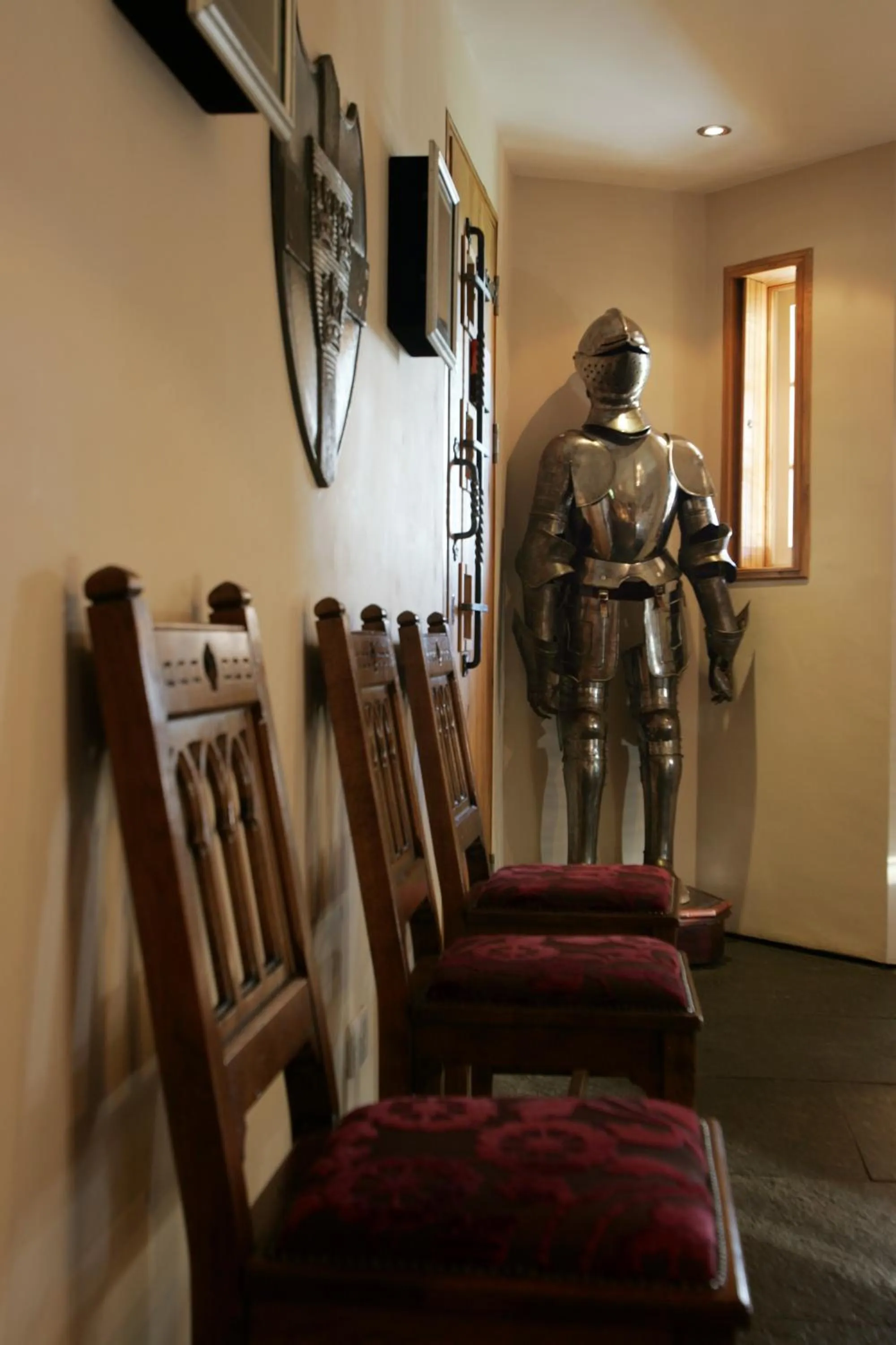 Decorative detail in Glenskirlie Castle Hotel