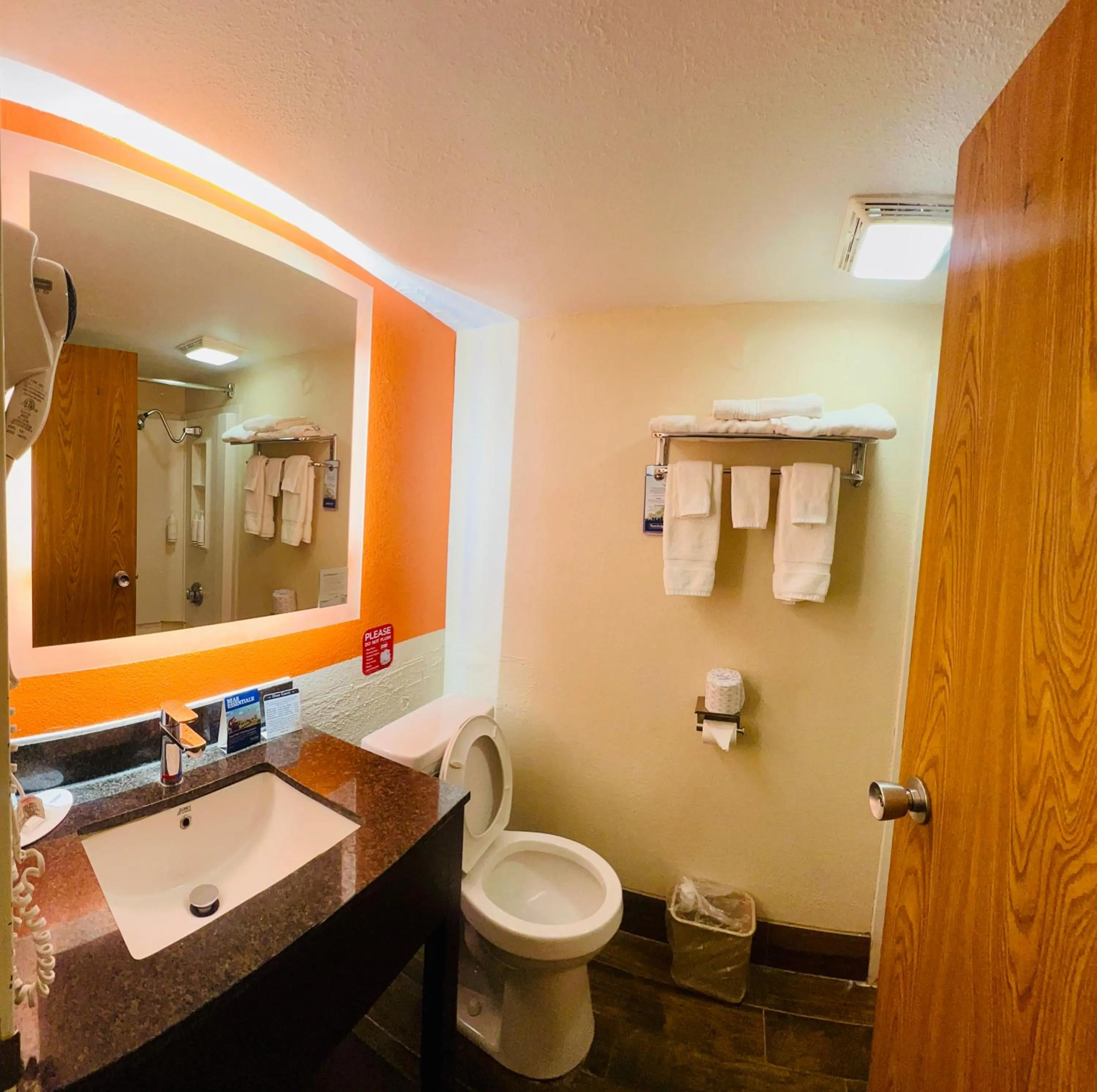 Bathroom in Travelodge by Wyndham Wytheville