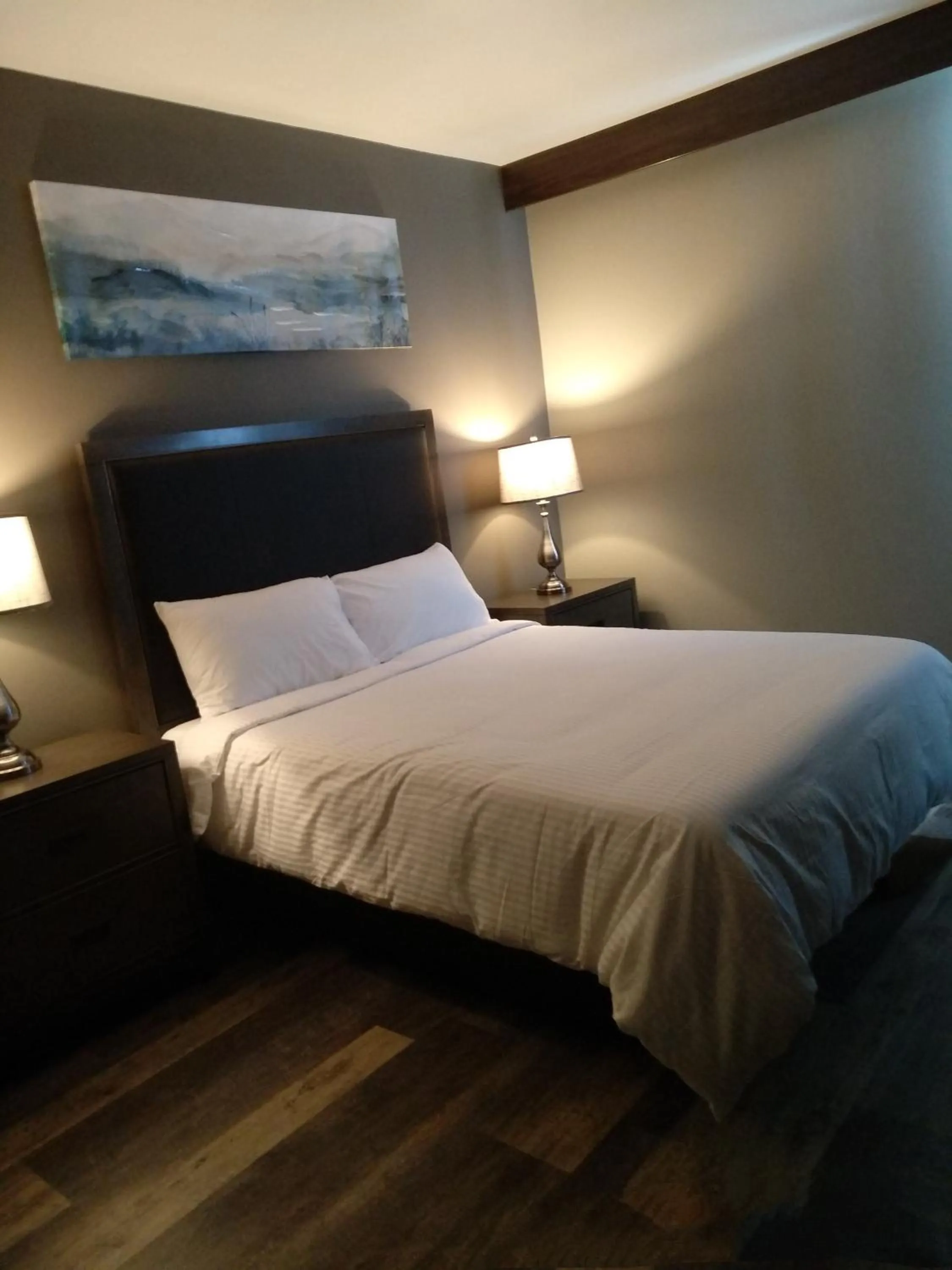 Bed in Park Lane Motor Hotel Medicine Hat