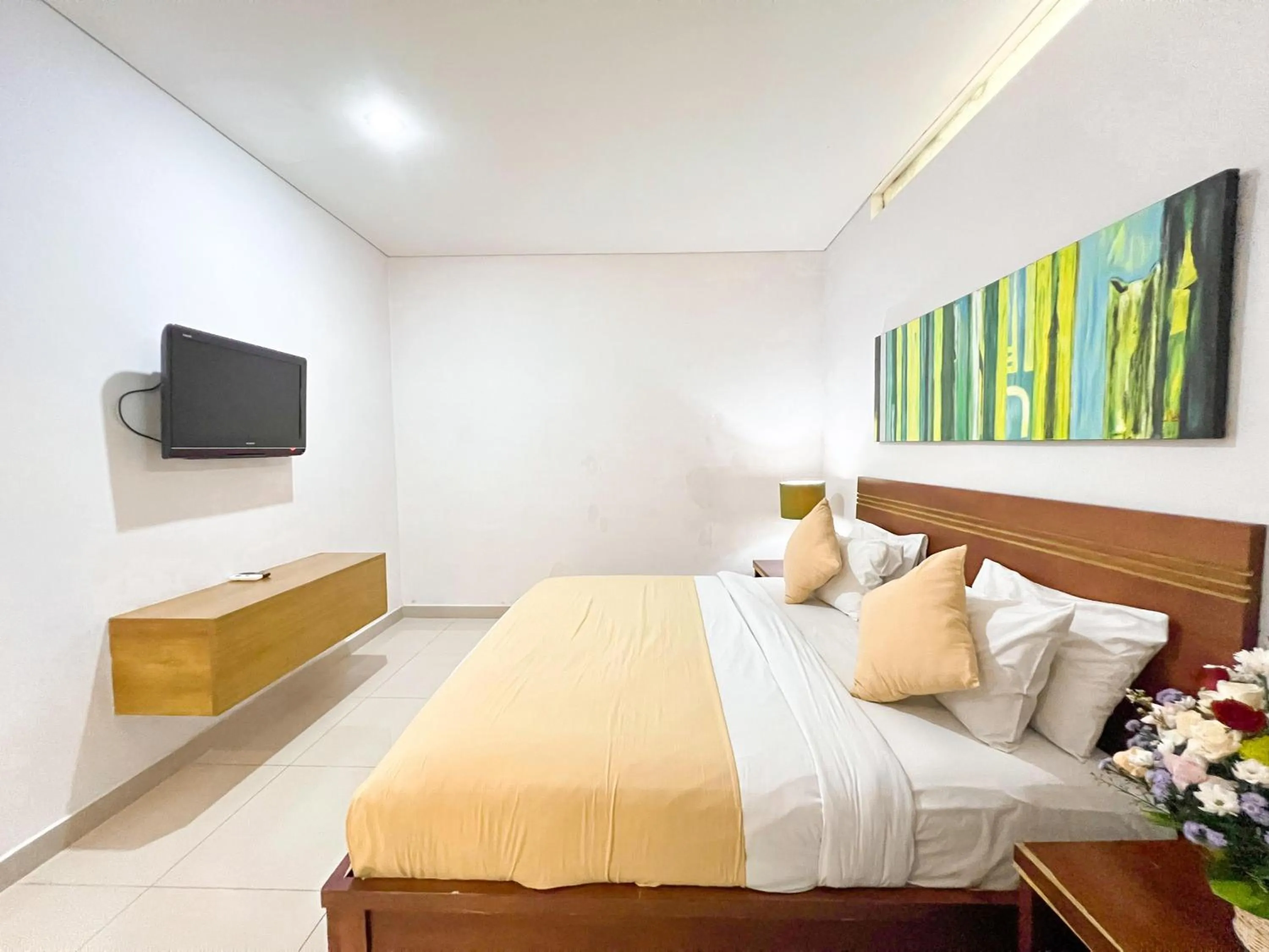 Bed in Apple Villas & Apartments