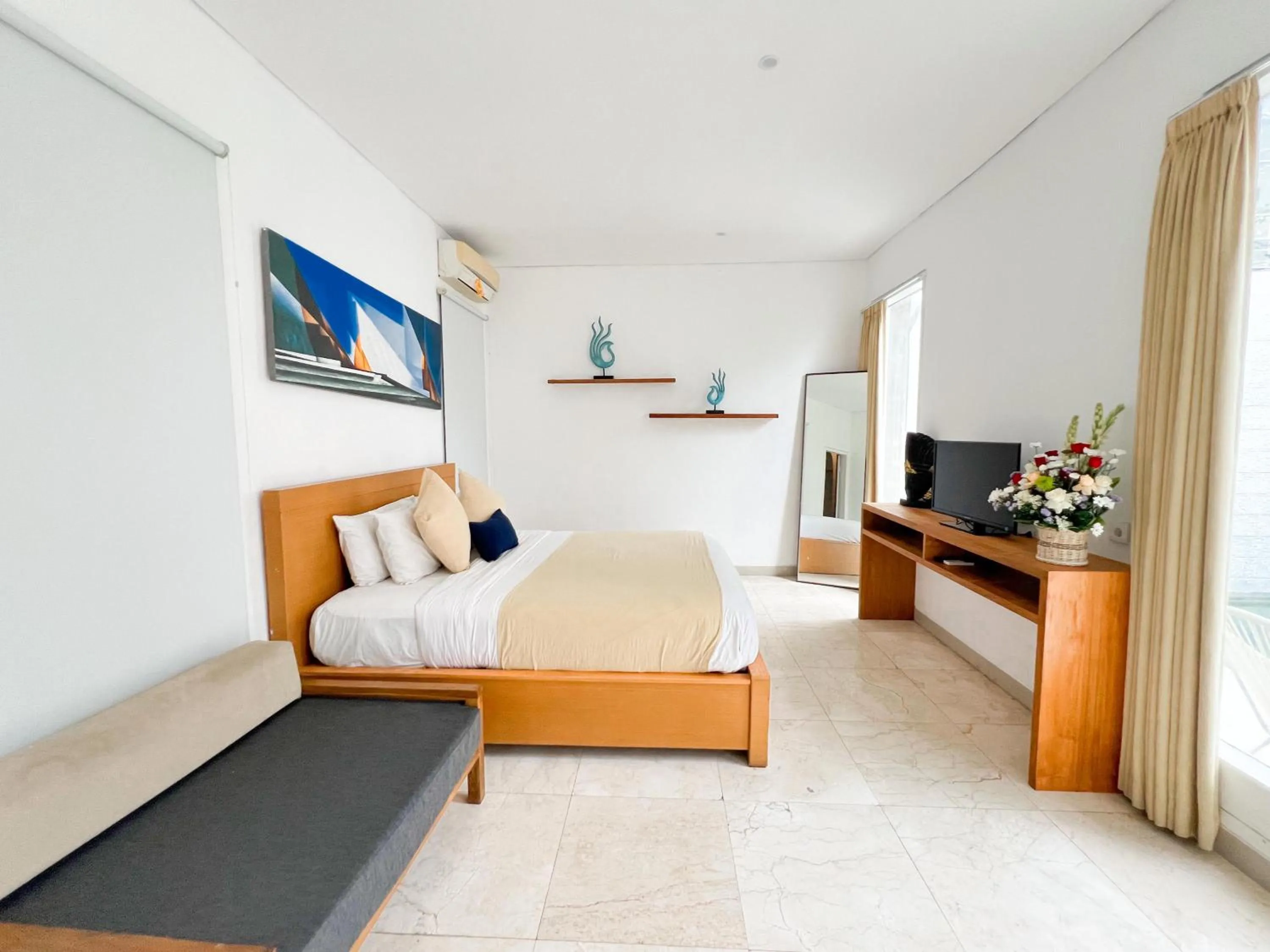 Bed in Apple Villas & Apartments