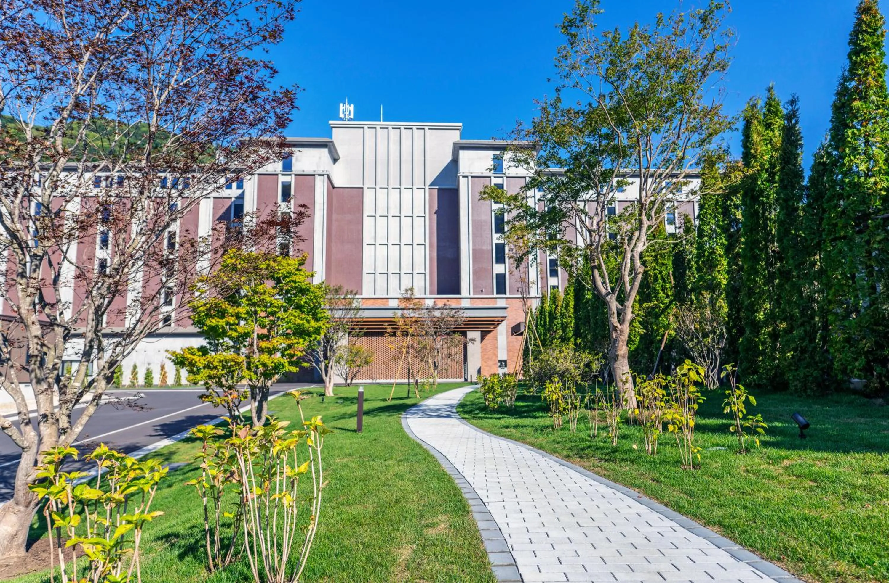 Garden in Grand Blissen Hotel Jozankei