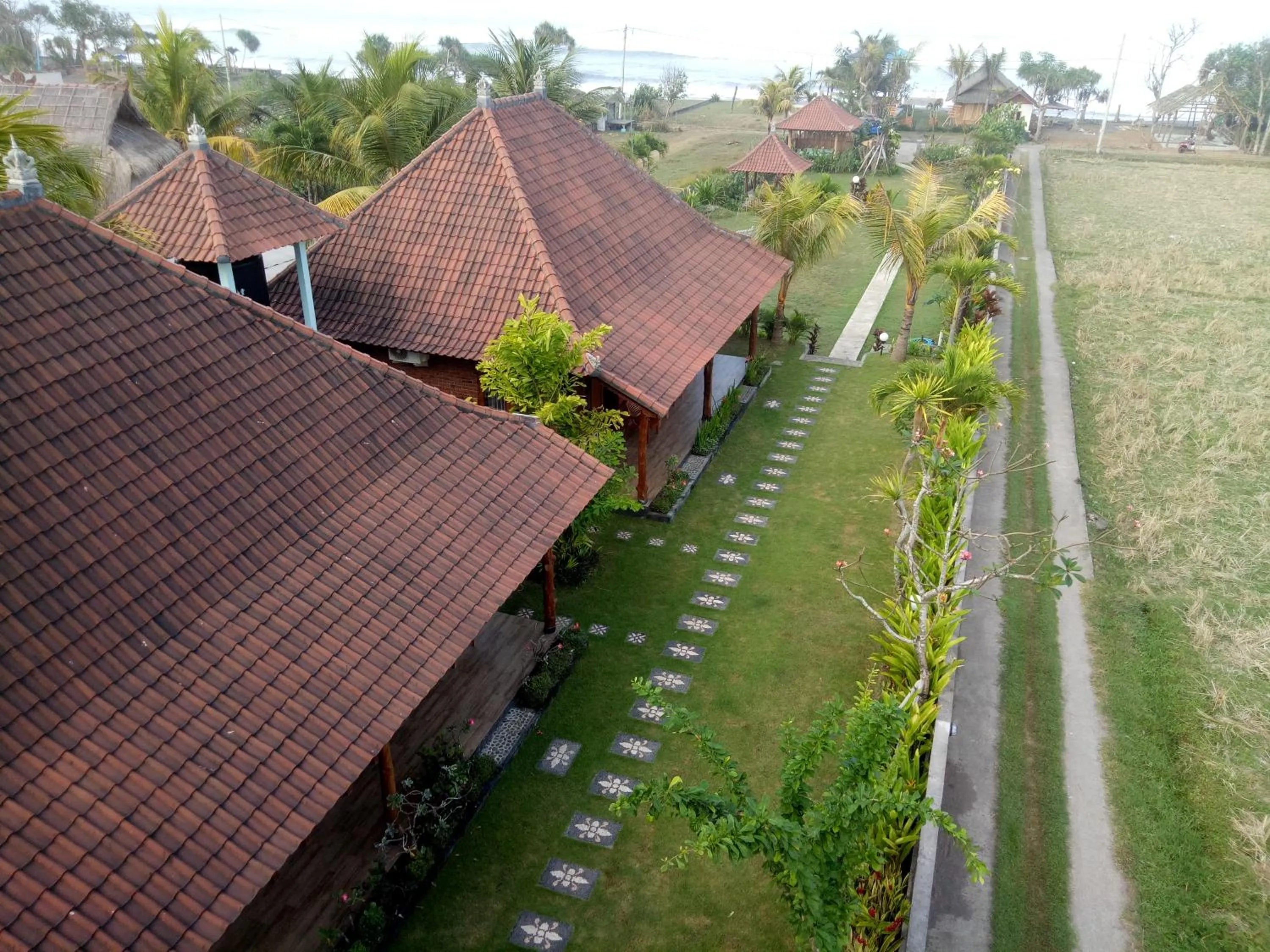 Garden view in Emir Surfcamp