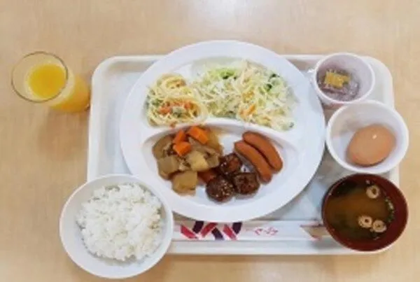 Asian breakfast in Sun Hotel Tosu Saga