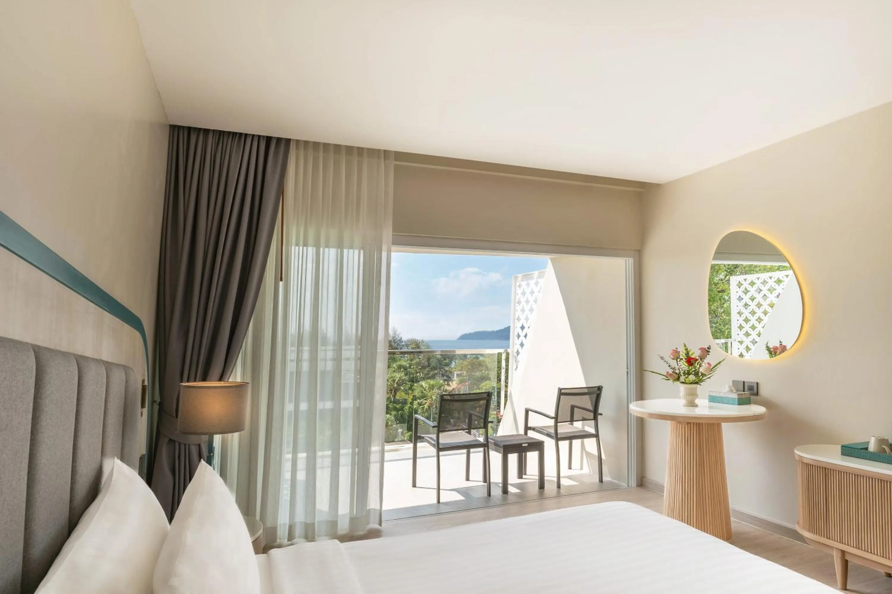 View (from property/room), Bed in Andaman Embrace Patong, Phuket