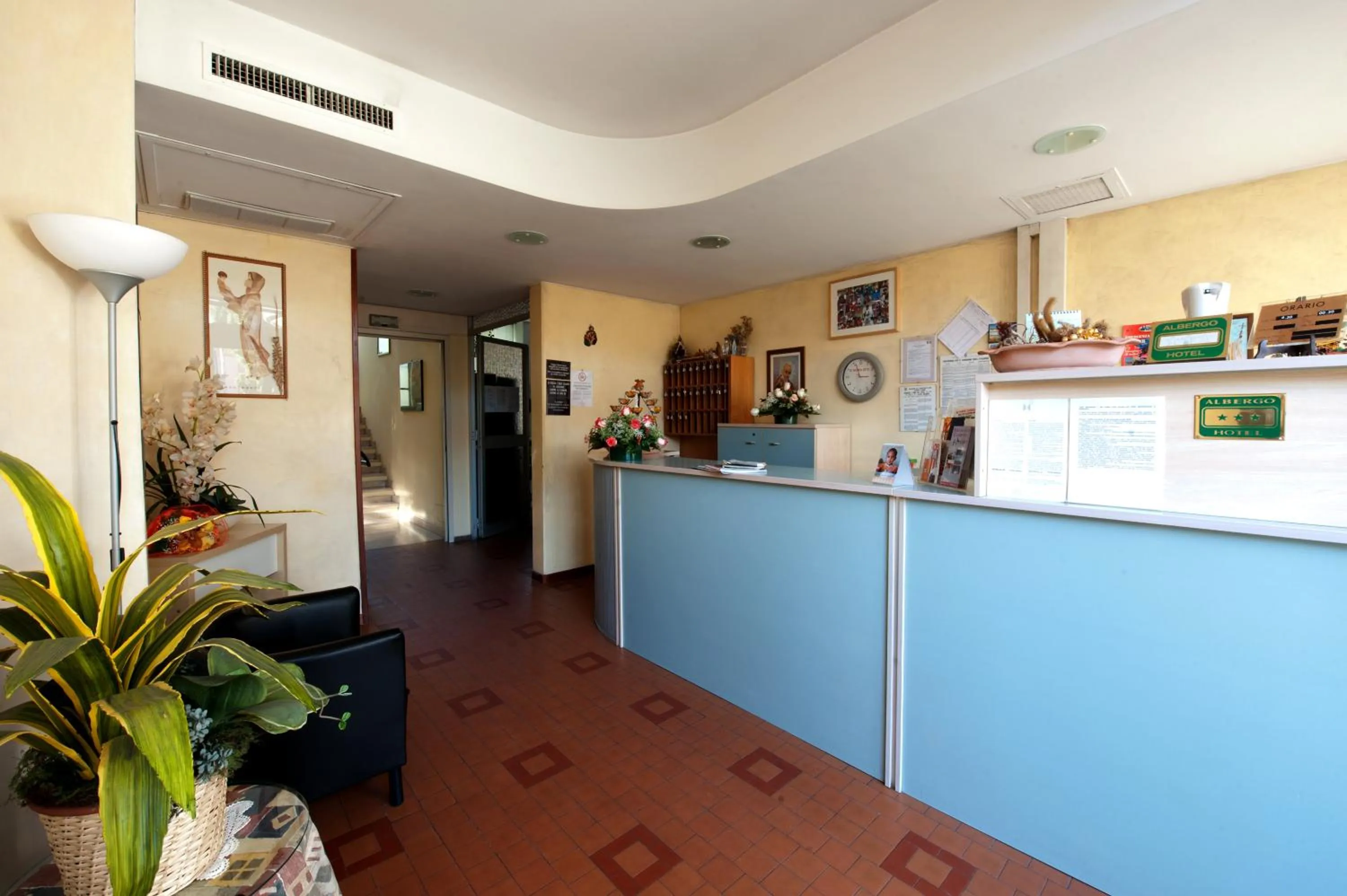 Lobby or reception in Hotel Roma