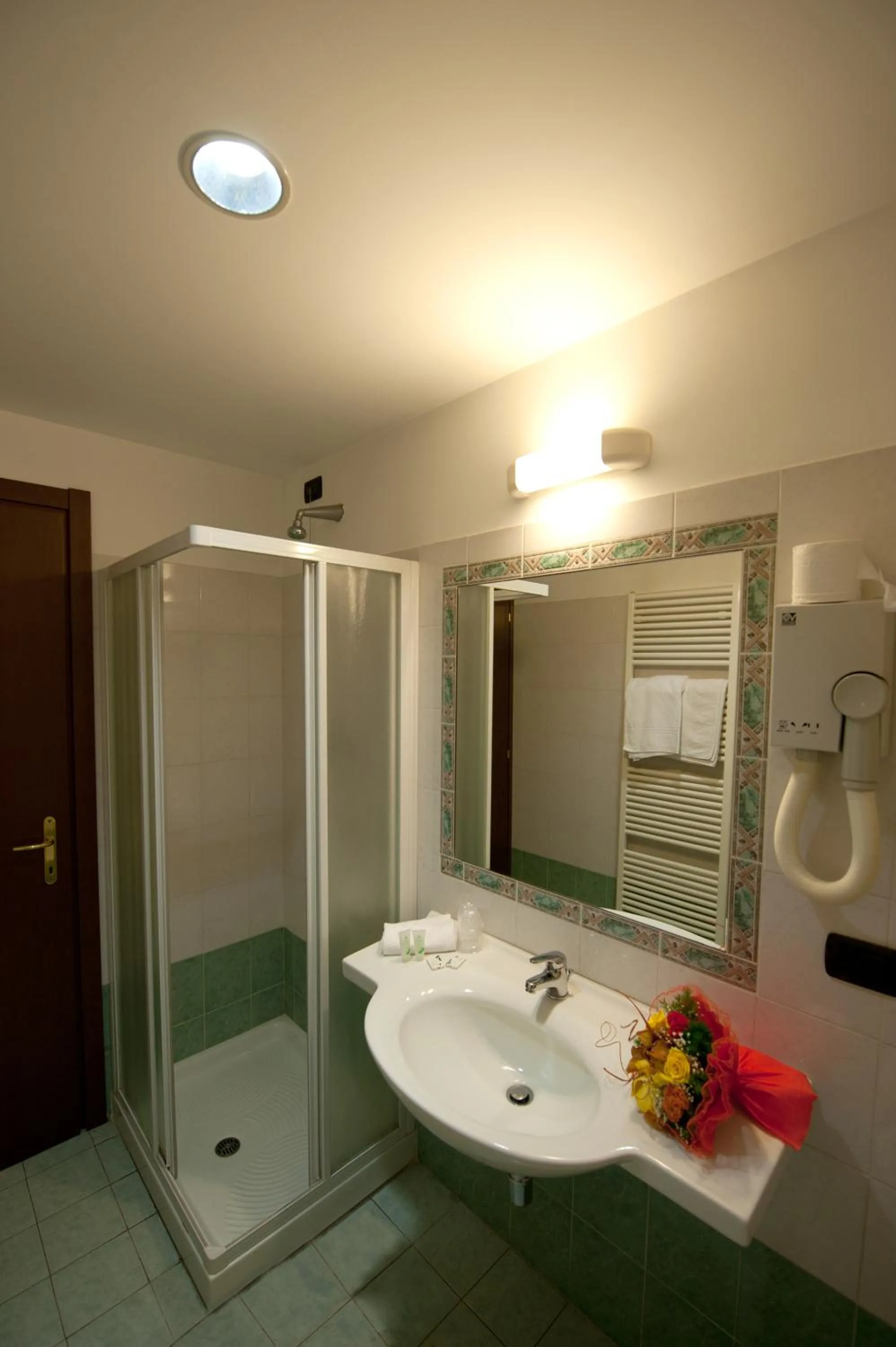 Shower in Hotel Roma