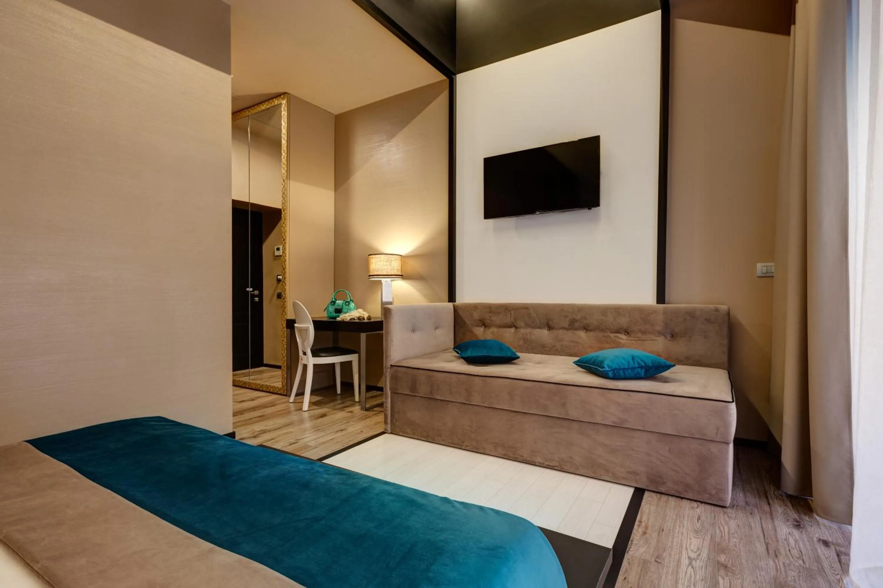 Bed in Dharma Luxury Hotel