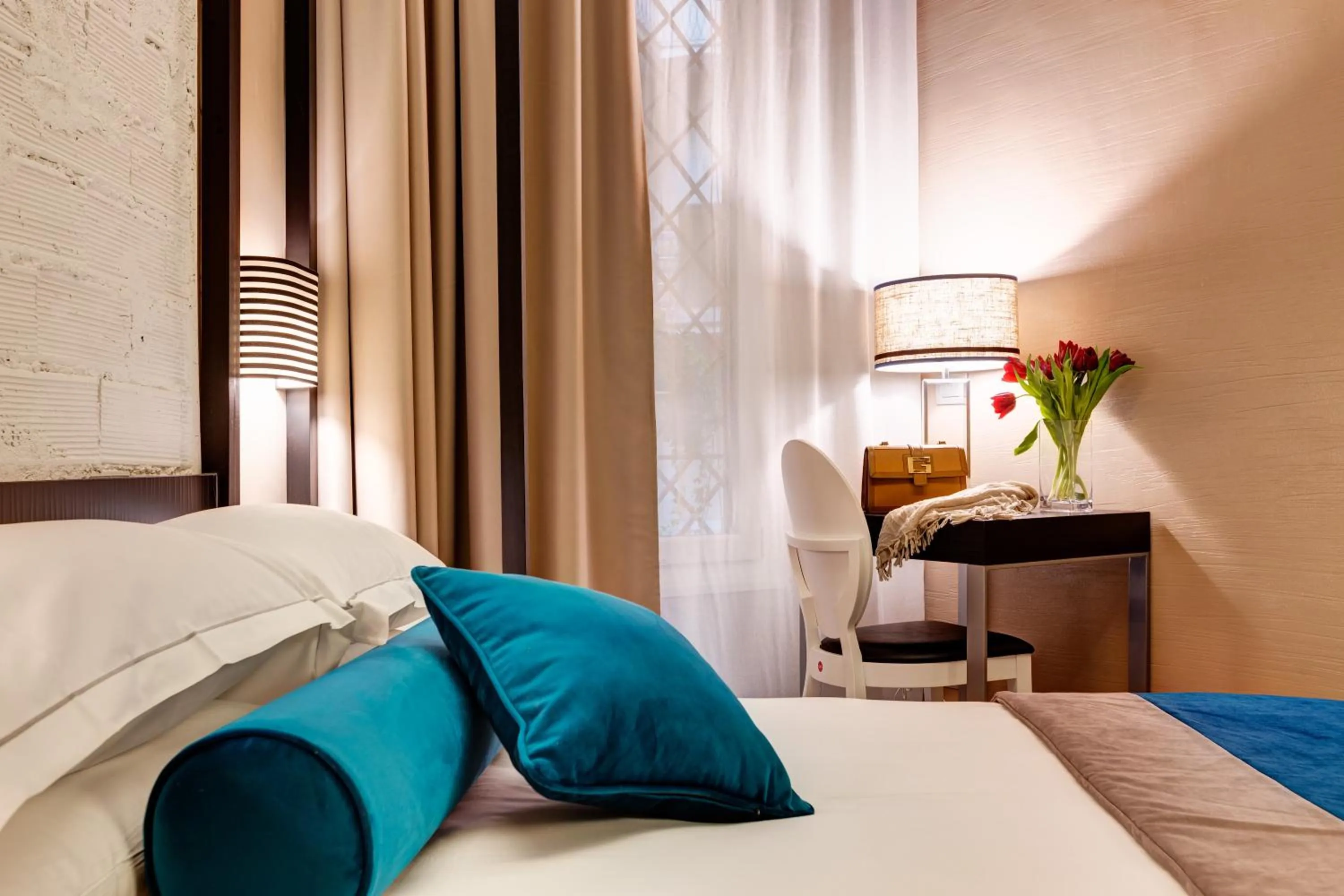 Photo of the whole room, Bed in Dharma Luxury Hotel