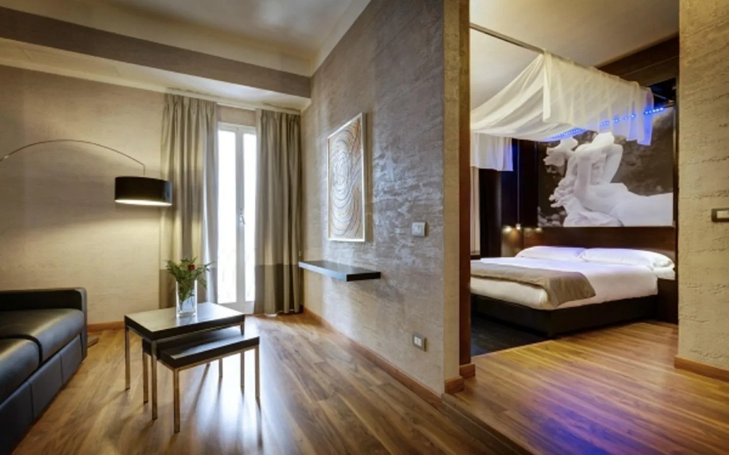 Photo of the whole room, Bed in Dharma Luxury Hotel