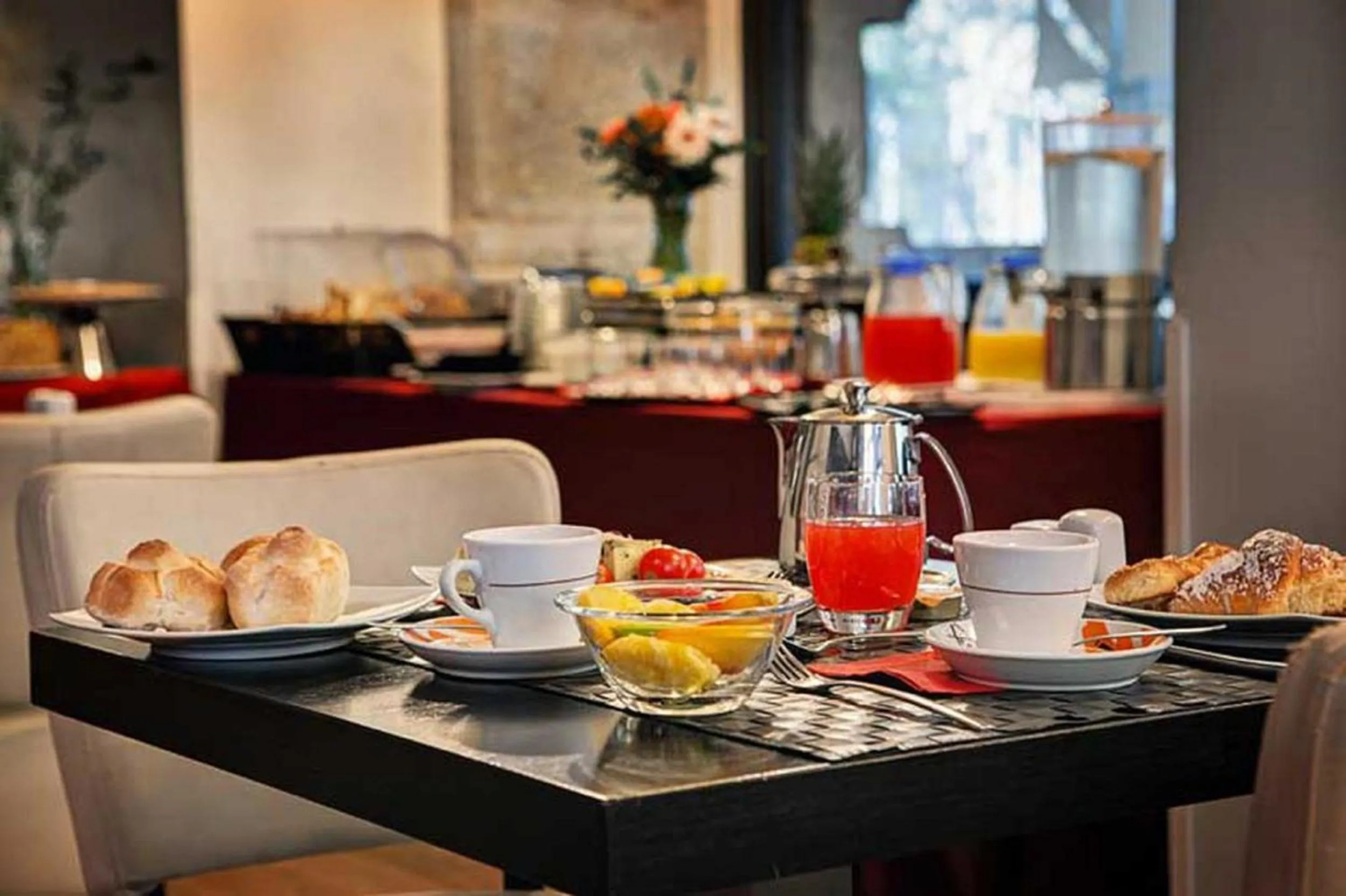 Continental breakfast in Dharma Luxury Hotel