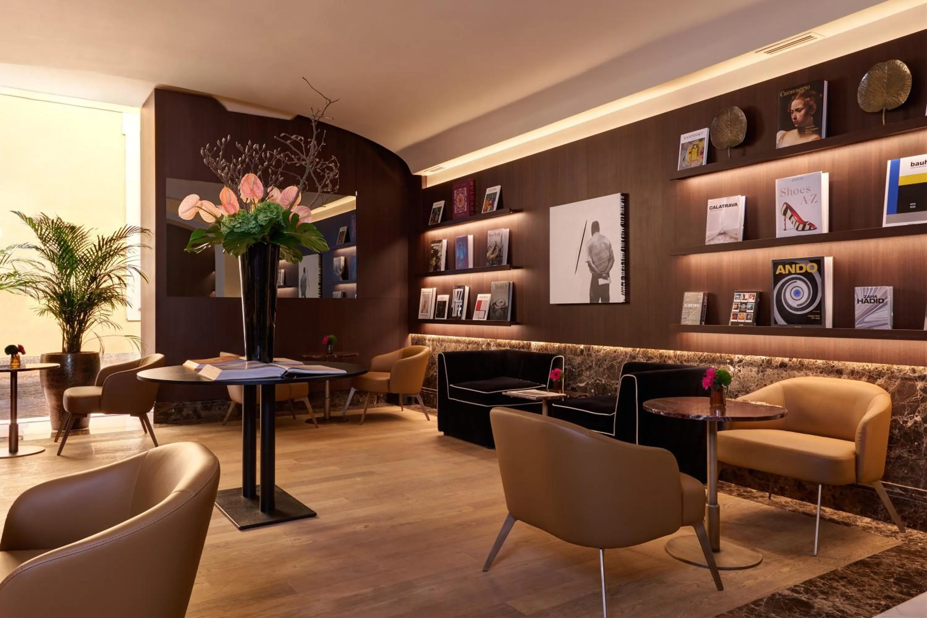 Library in The First Arte - Preferred Hotels & Resorts