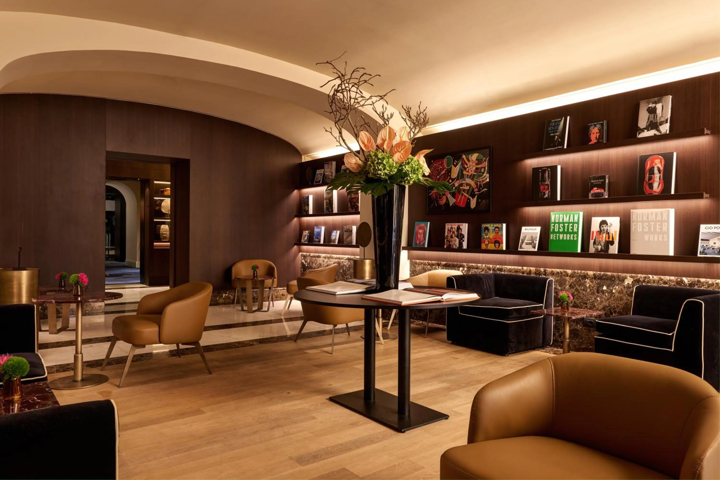 Library in The First Arte - Preferred Hotels & Resorts