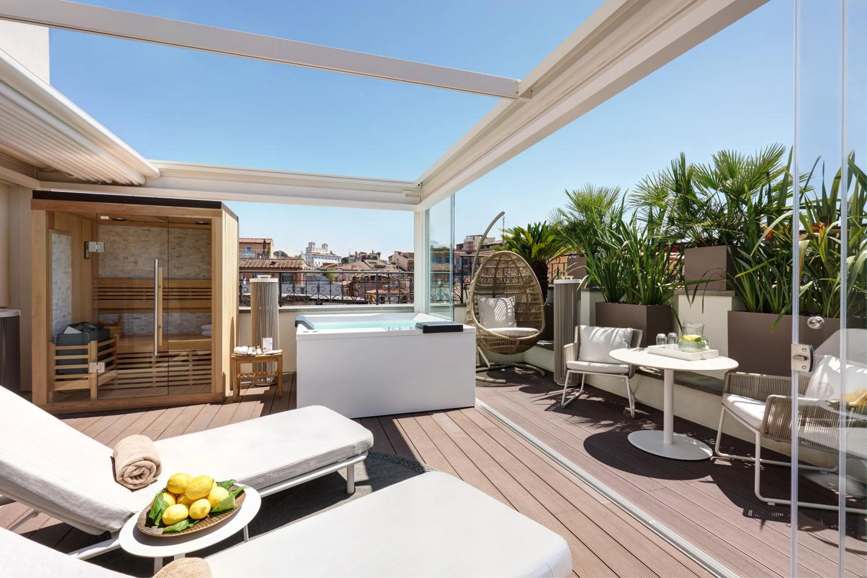 Patio in The First Arte - Preferred Hotels & Resorts