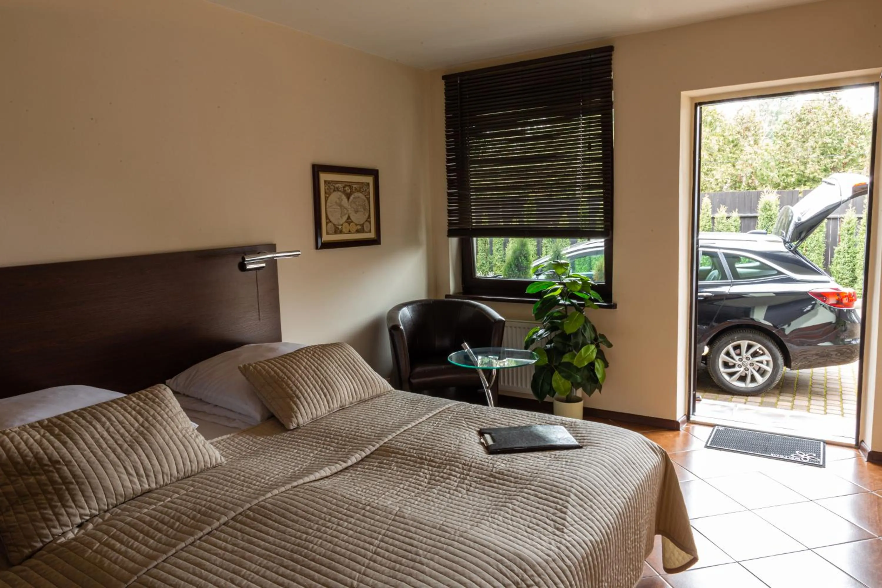 Bed in Camping Motel WOK