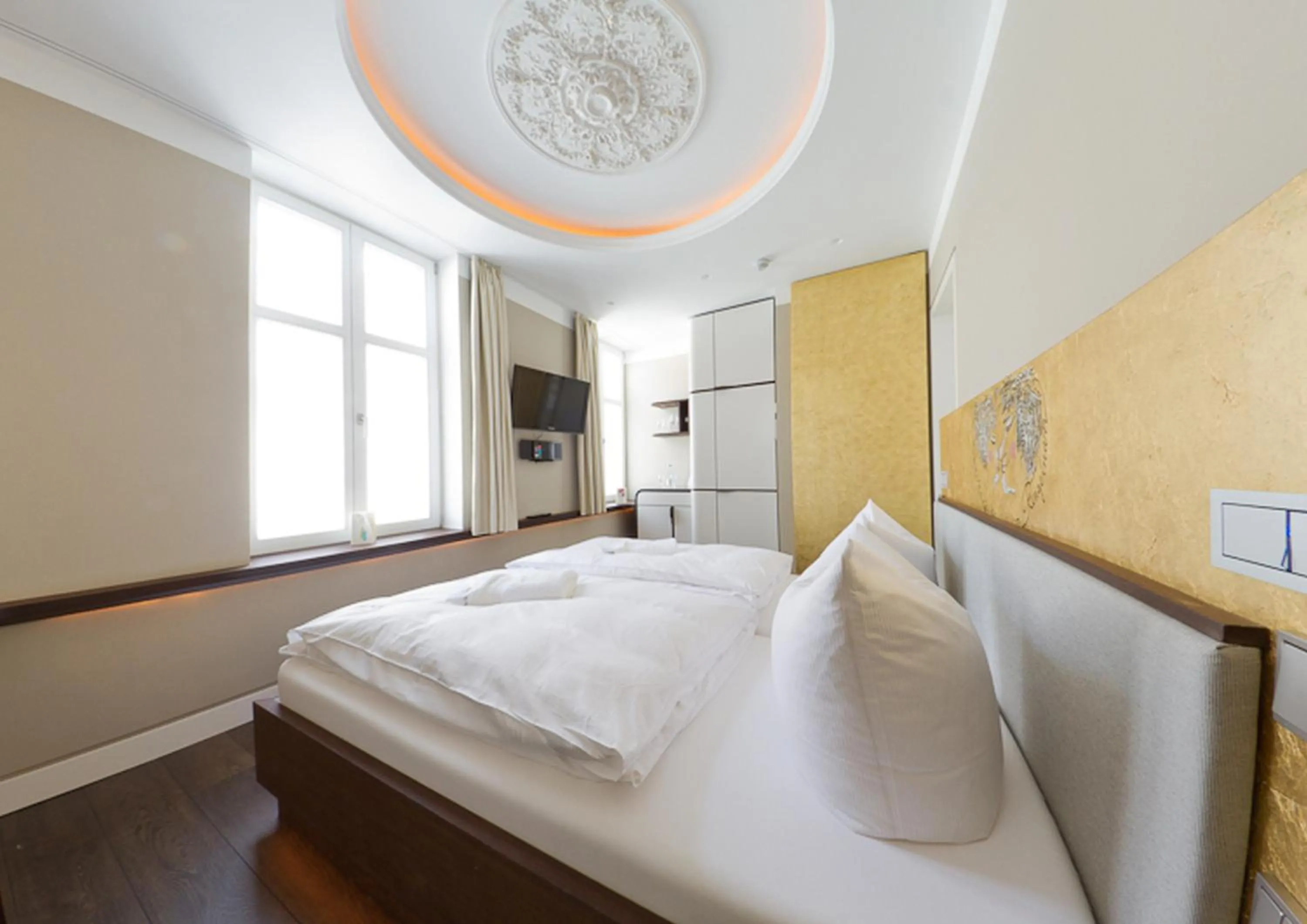 Bedroom, Bed in Ringelnatz Warnemünde