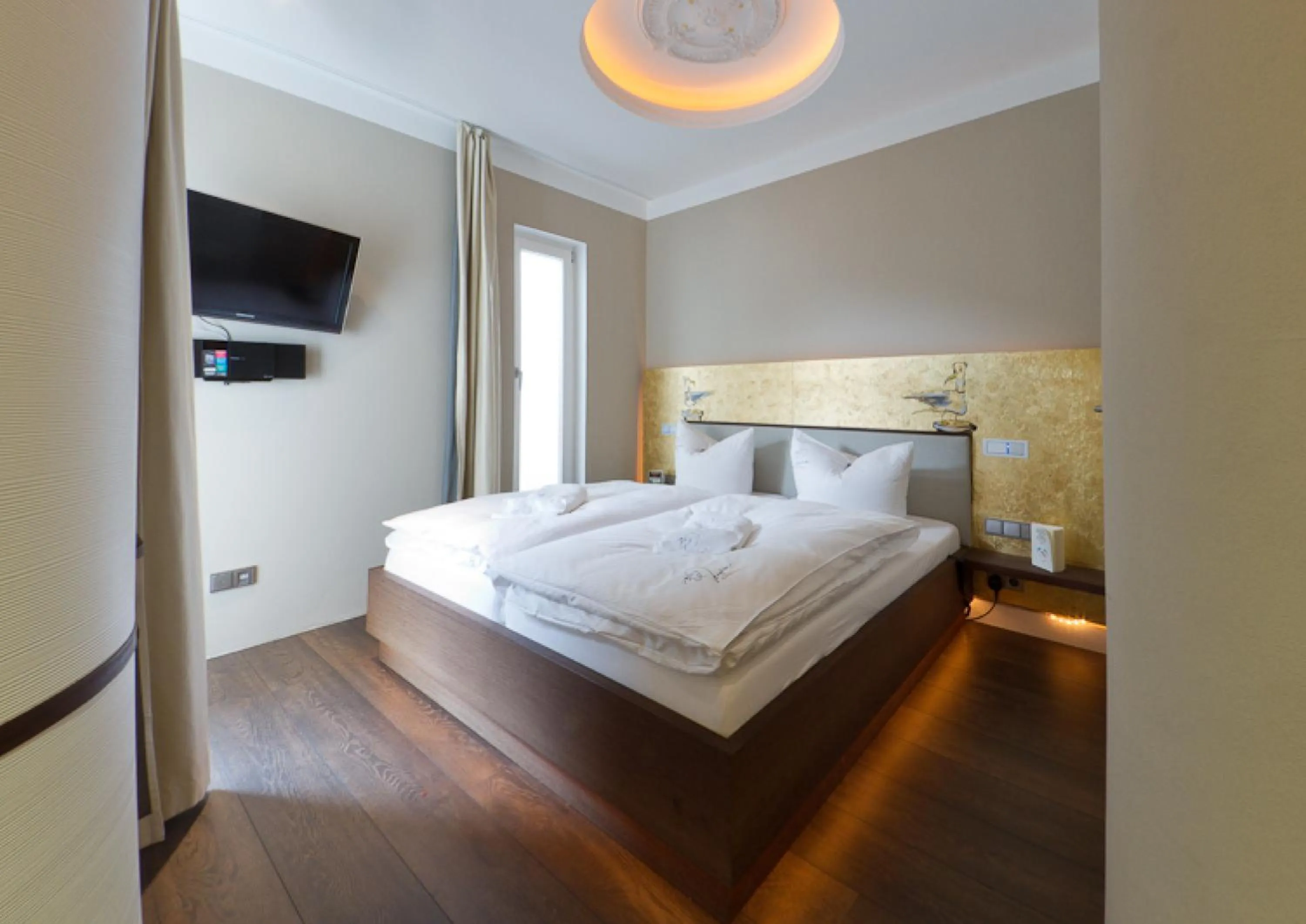 Bedroom, Bed in Ringelnatz Warnemünde