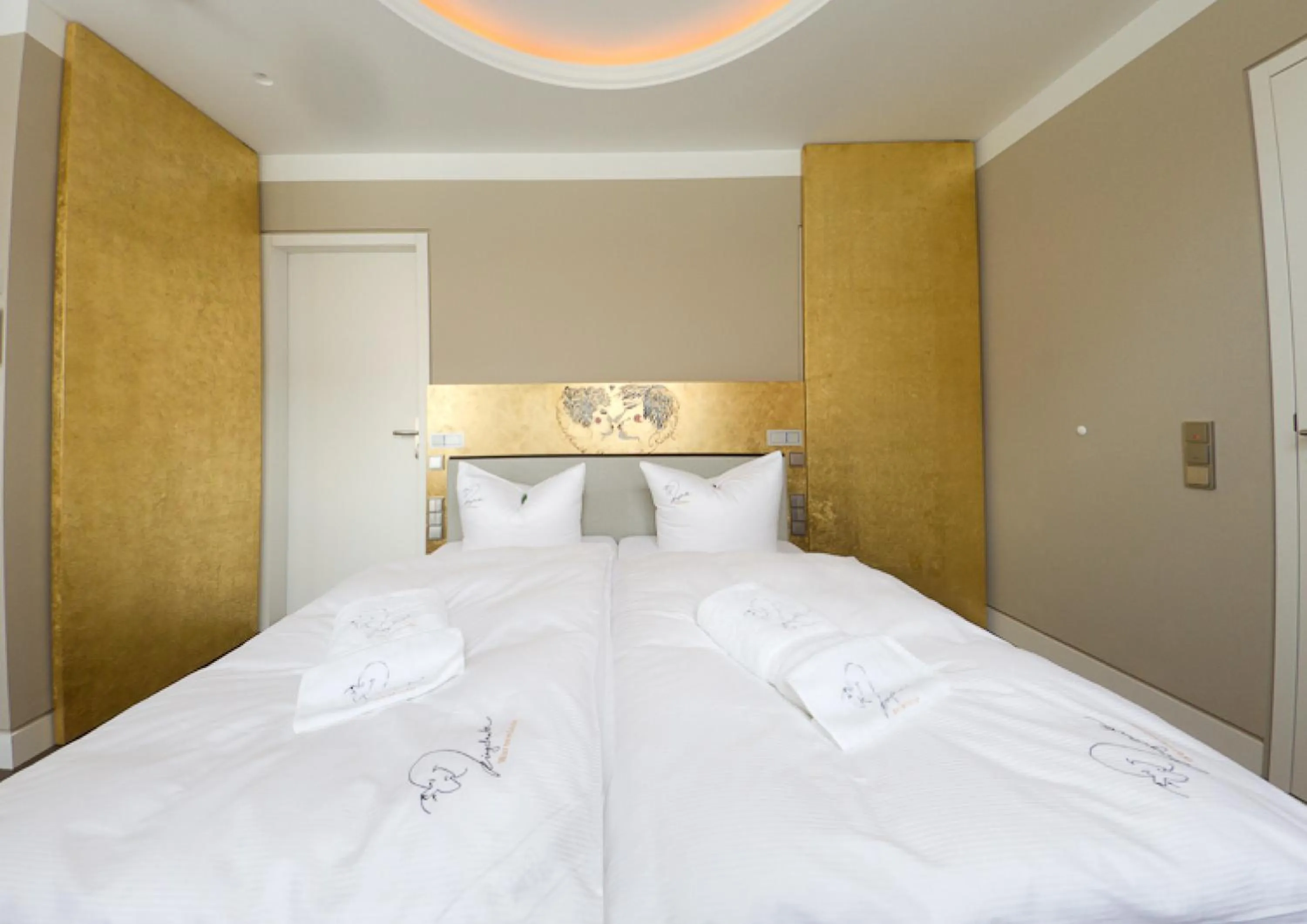 Bedroom, Bed in Ringelnatz Warnemünde