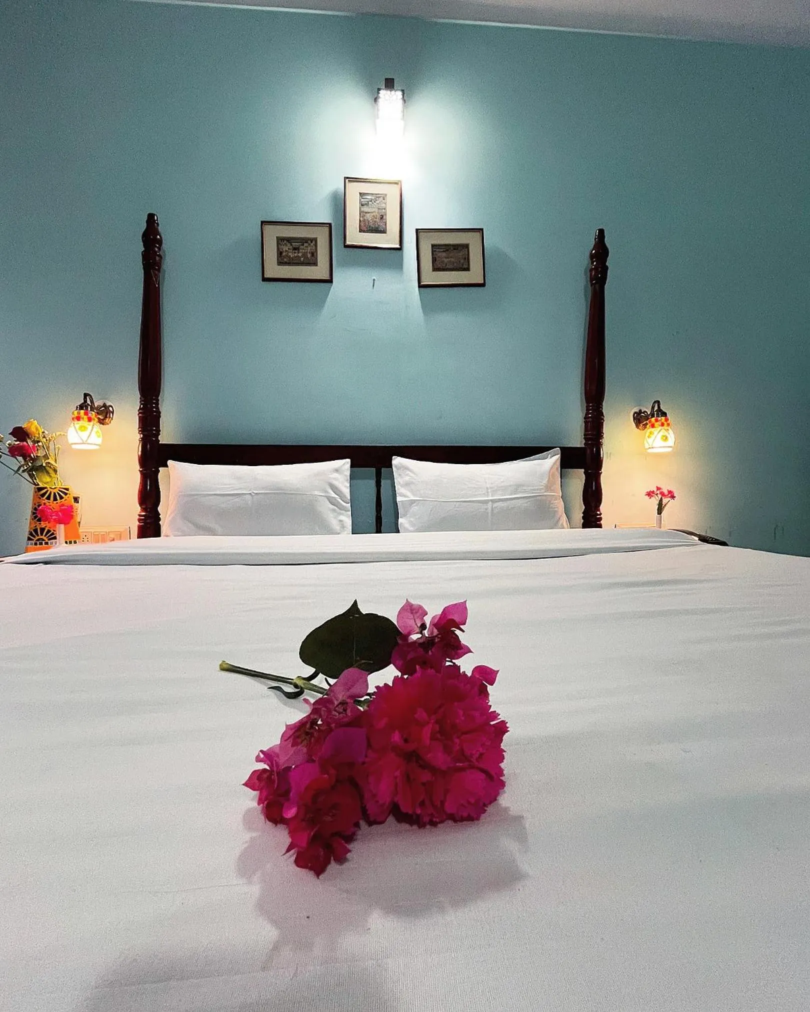 Bed in Anuraag Villa