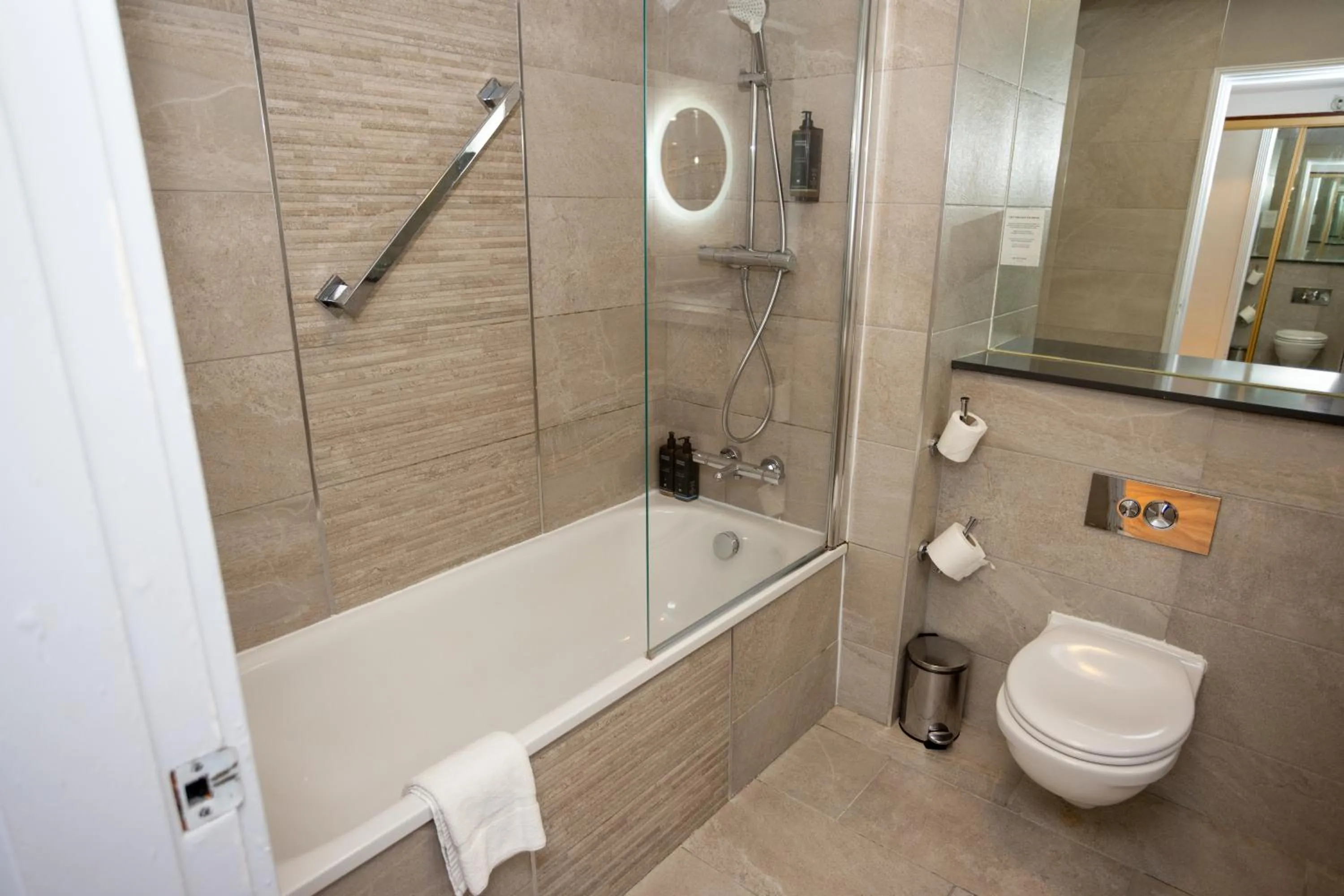 Shower in Mercure Sheffield Kenwood Hall & Spa