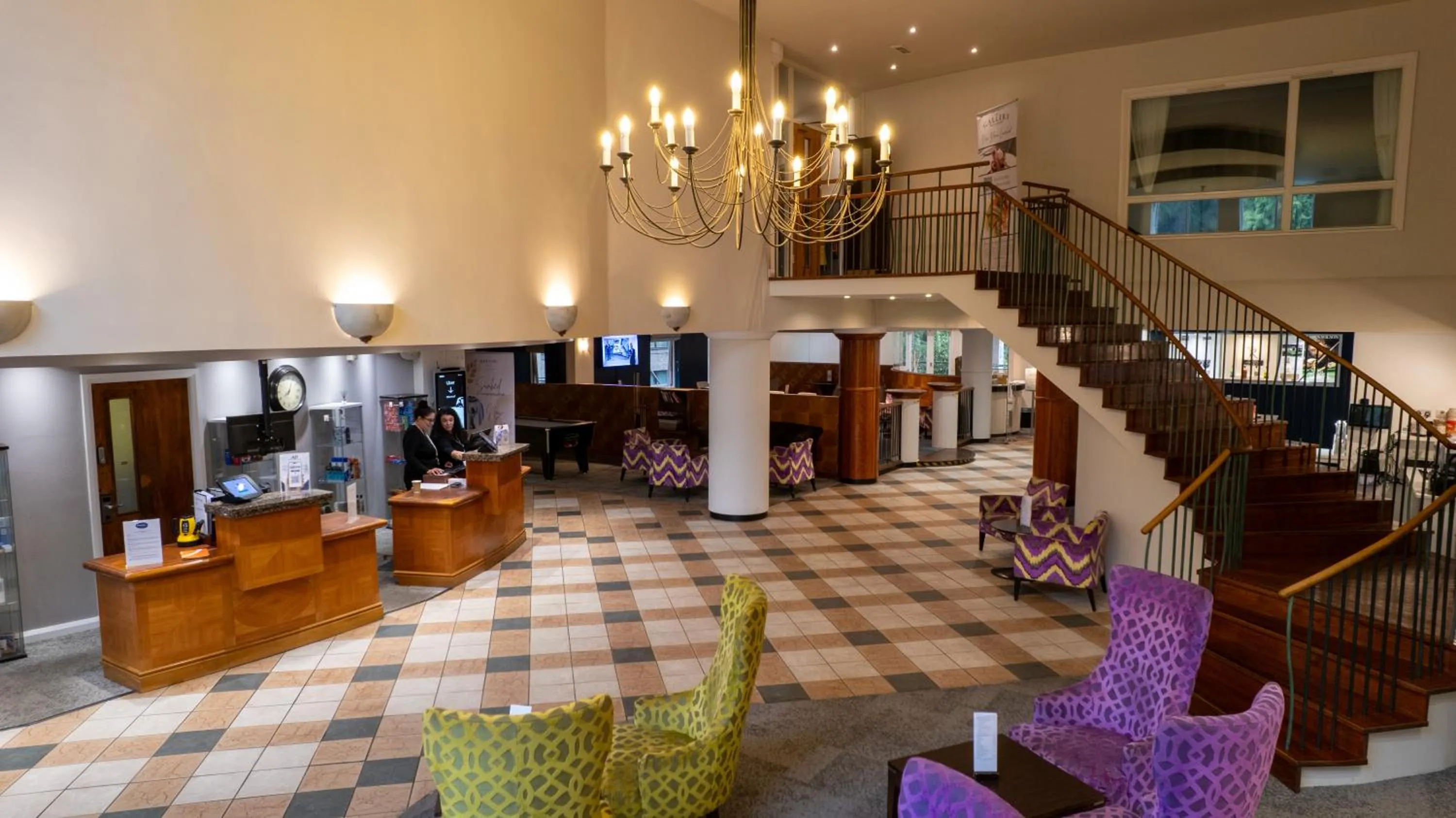 Lobby or reception in Mercure Sheffield Kenwood Hall & Spa
