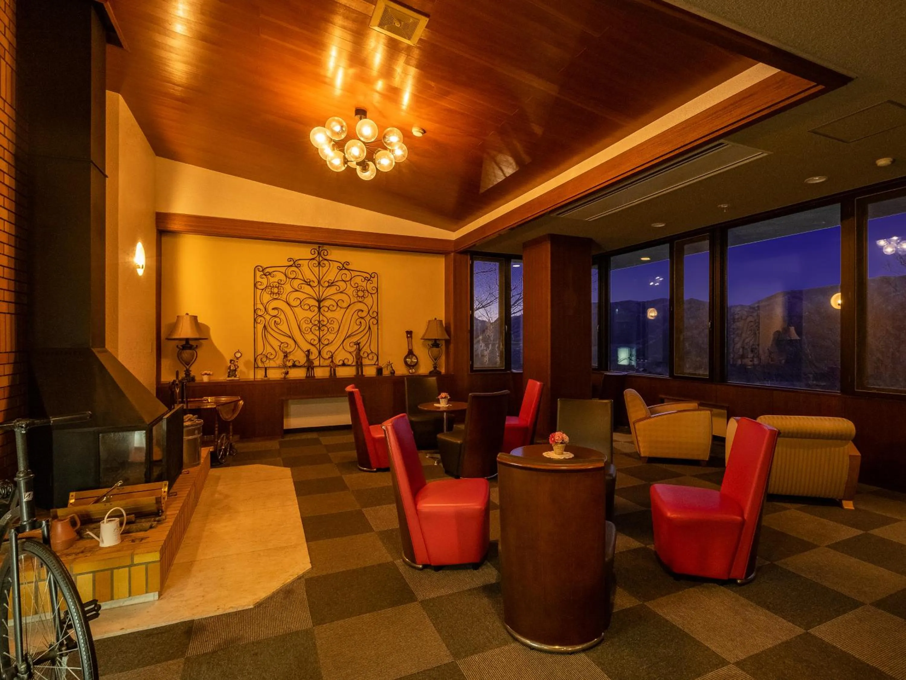 Lounge or bar in HAKONE GORA ONSEN Hotel Kasansui