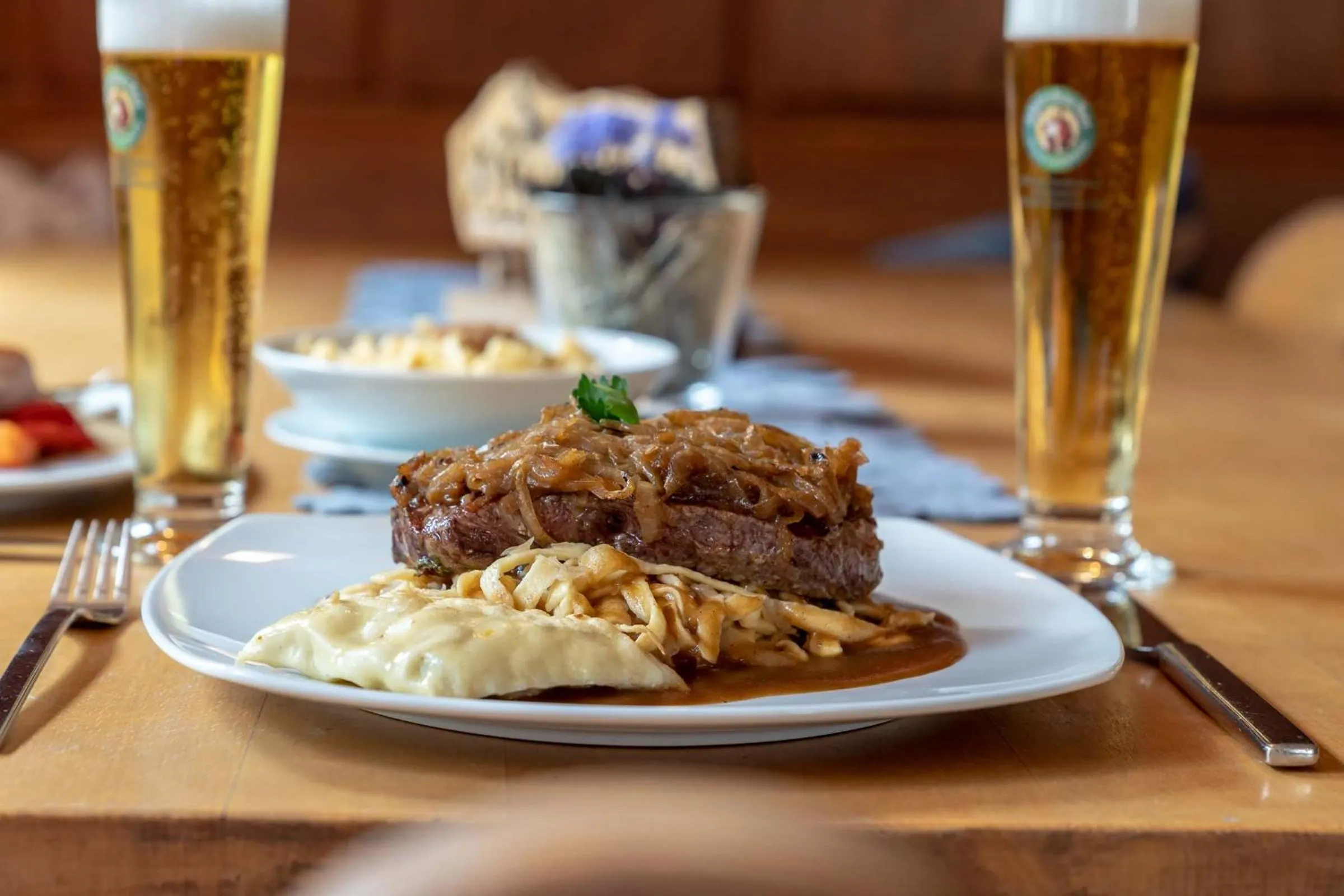 Food close-up in Hotel Rössle Berneck