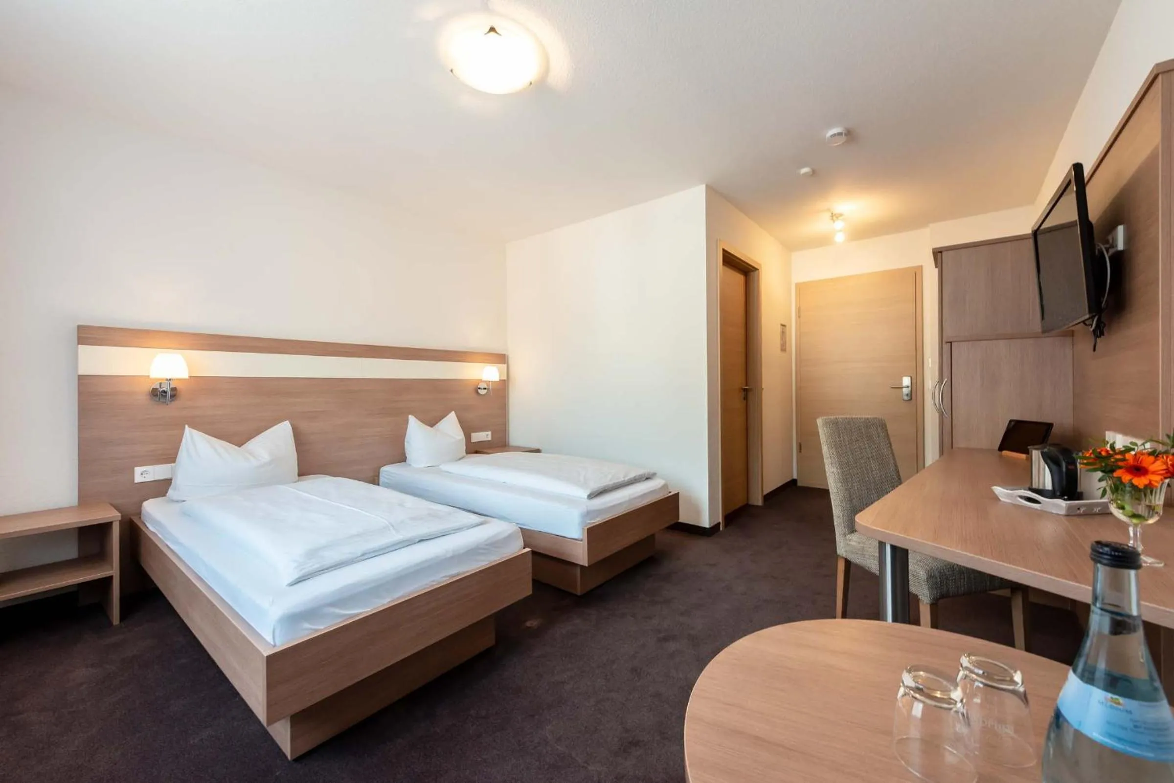 Bed in Hotel Rössle Berneck