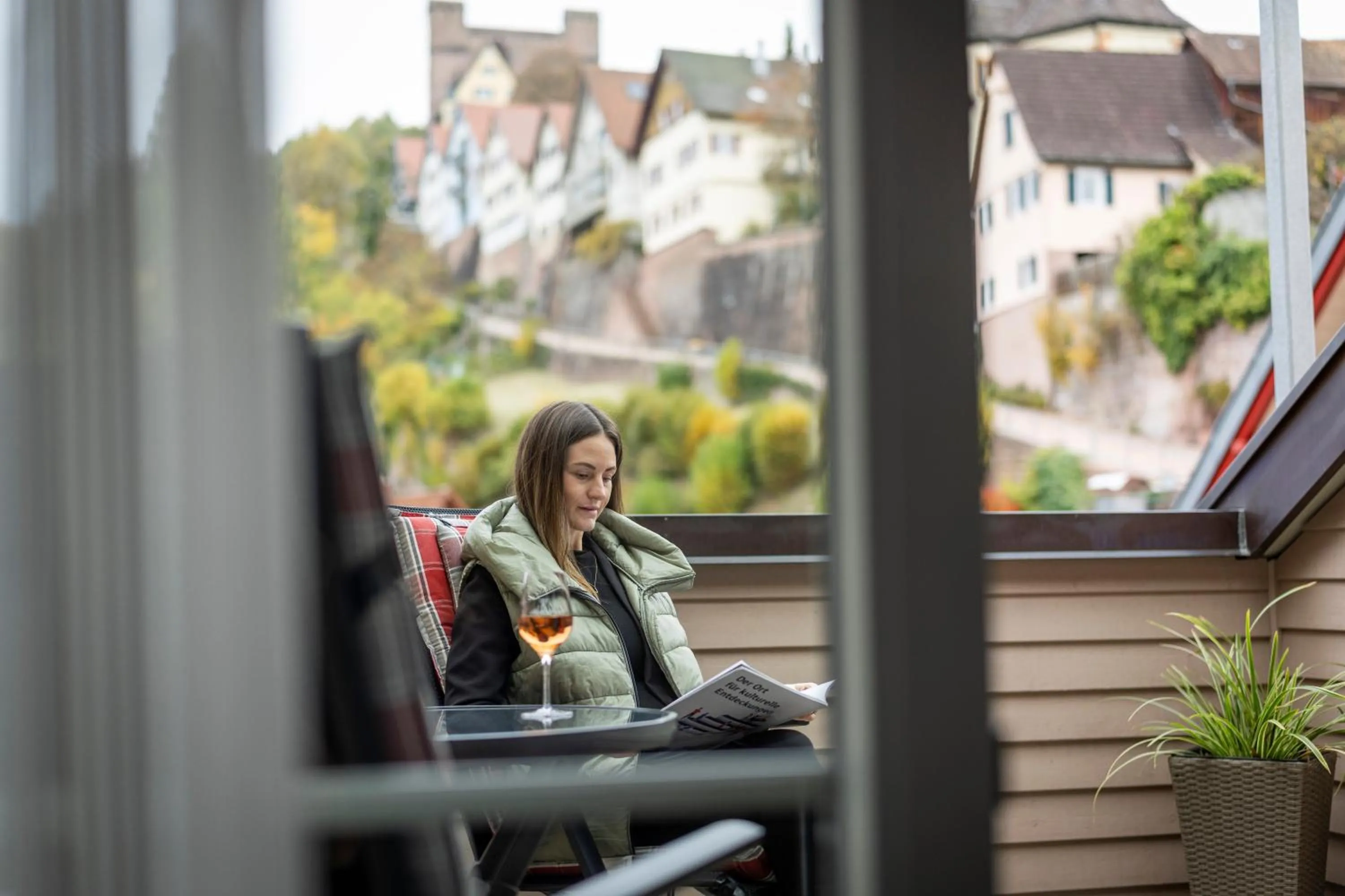 Balcony/Terrace in Hotel Rössle Berneck
