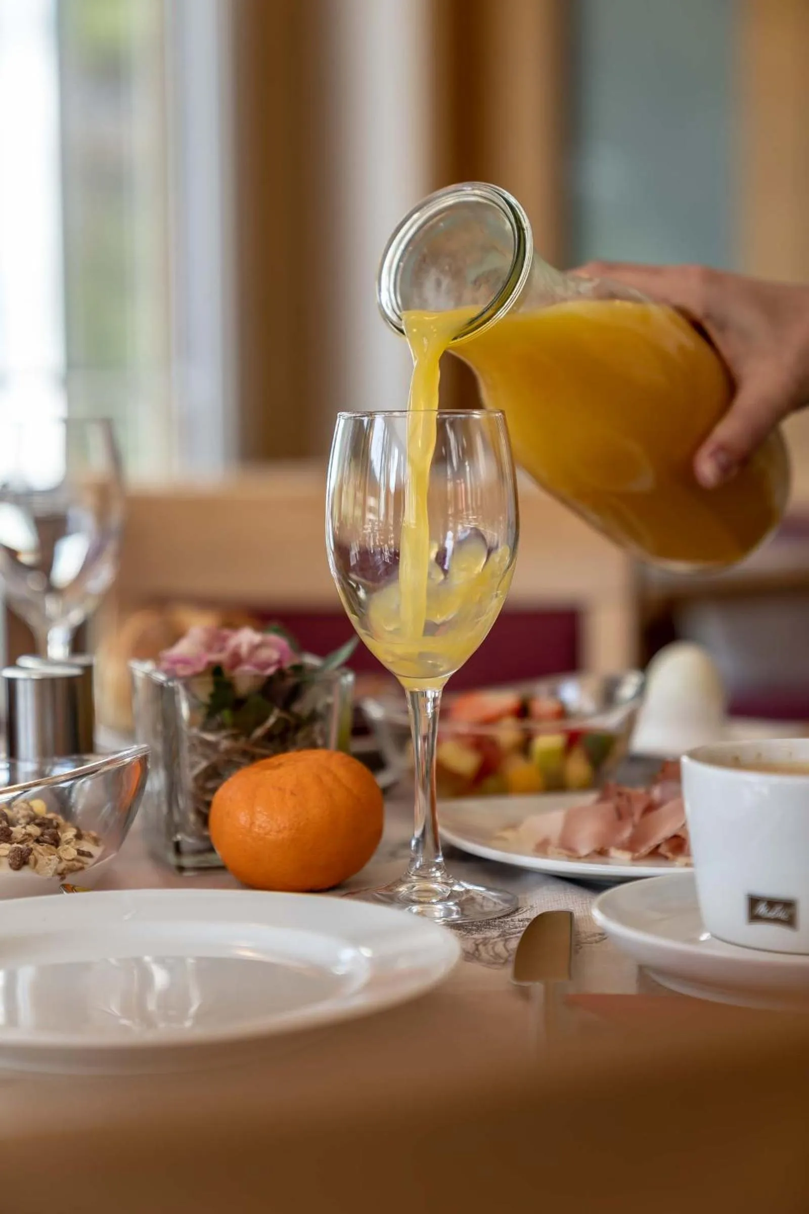 Buffet breakfast in Hotel Rössle Berneck