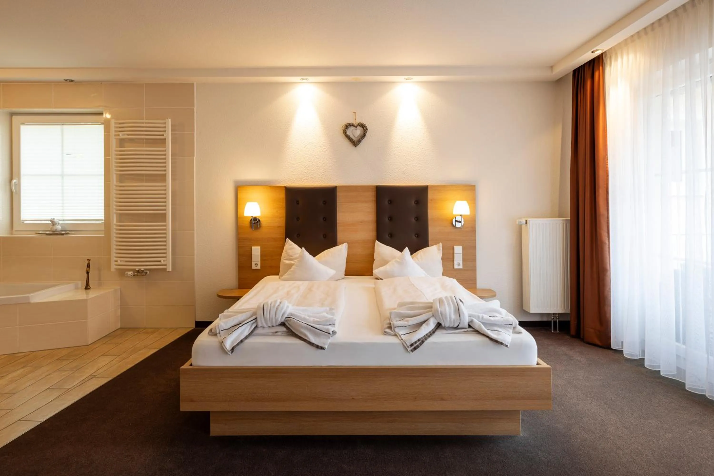 Bed in Hotel Rössle Berneck