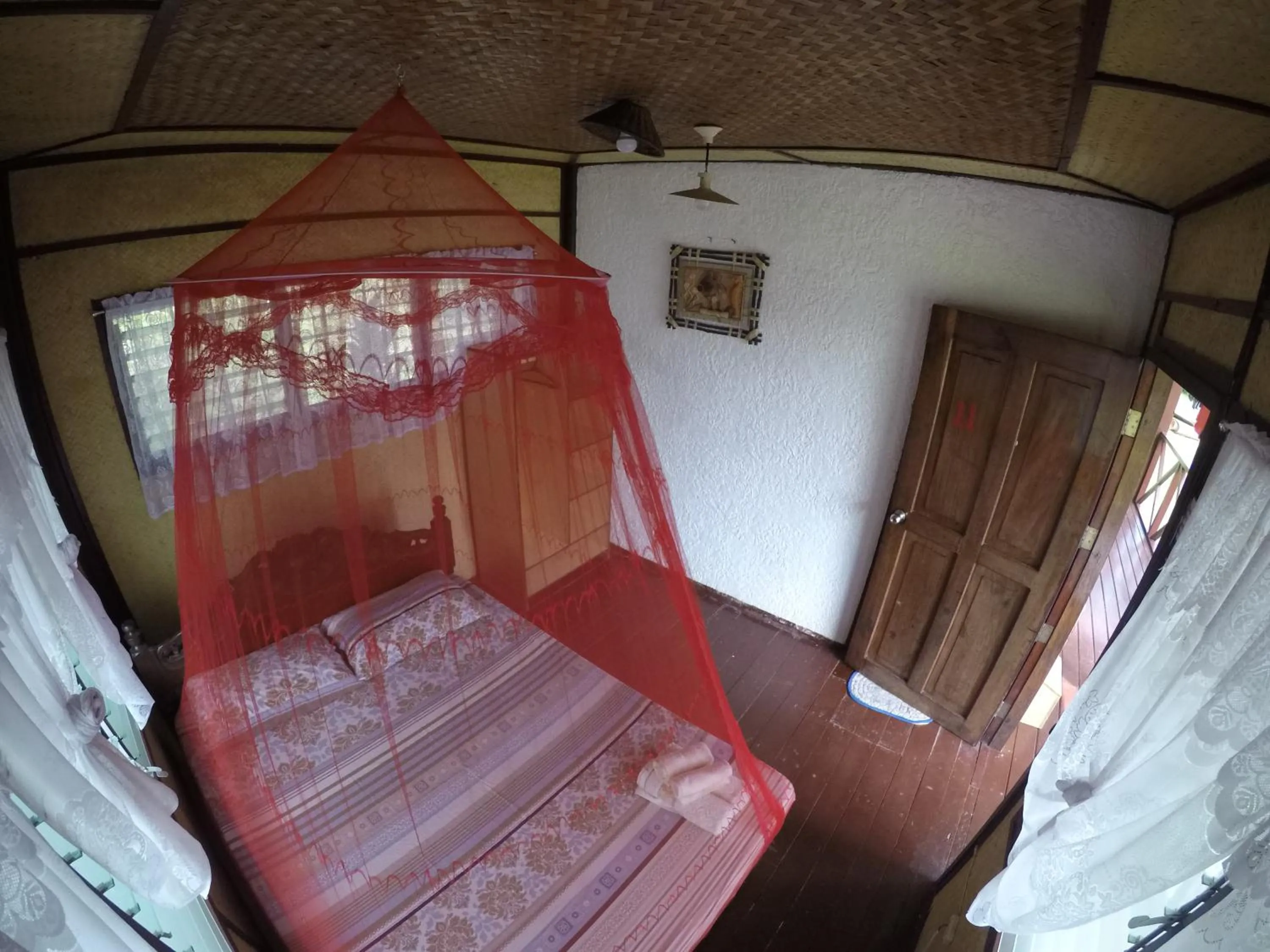 Bed in Coconut Garden Island Resort