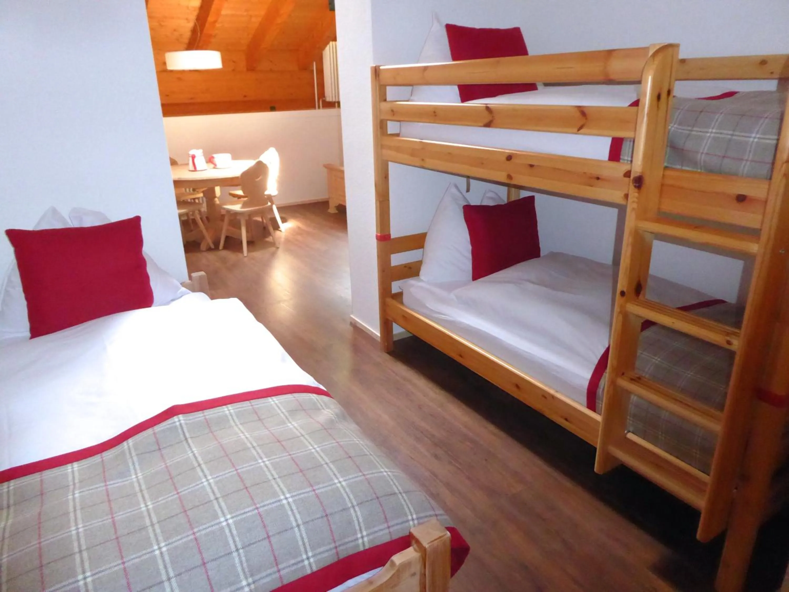 Photo of the whole room, Bed in Hotel Roseg-Gletscher