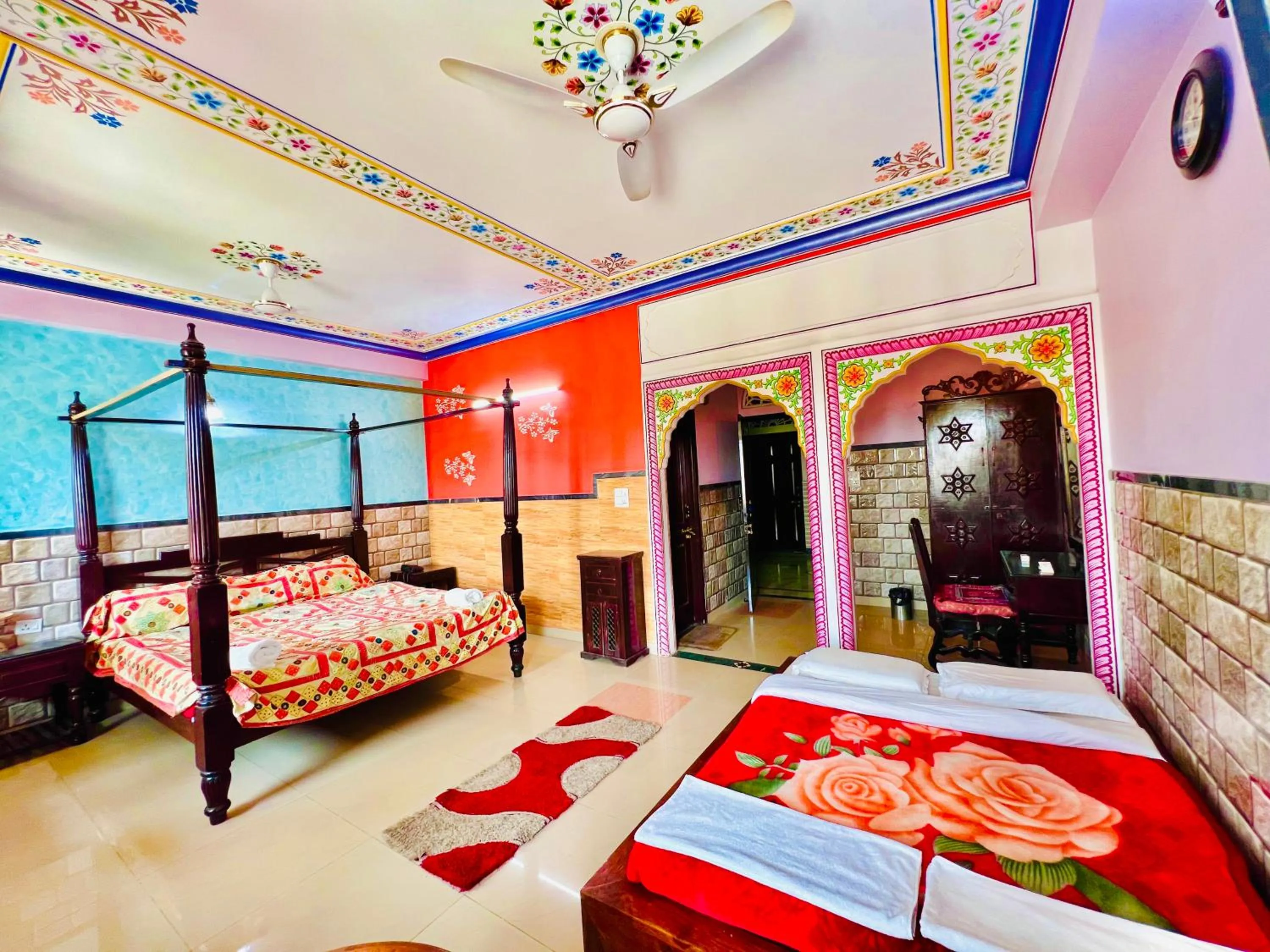 Bed in Hotel Moon Light Palace