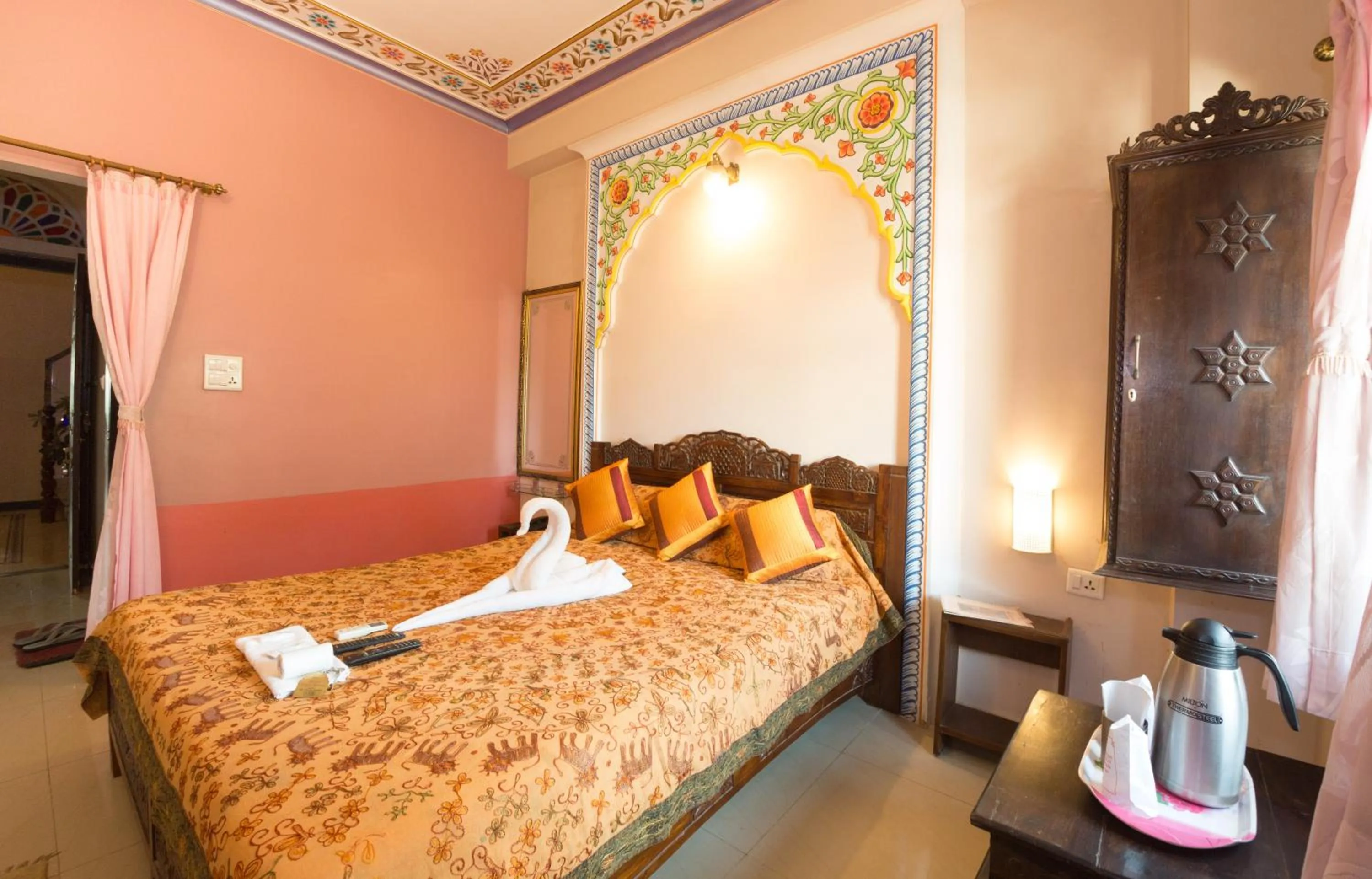 Bedroom, Bed in Hotel Moon Light Palace