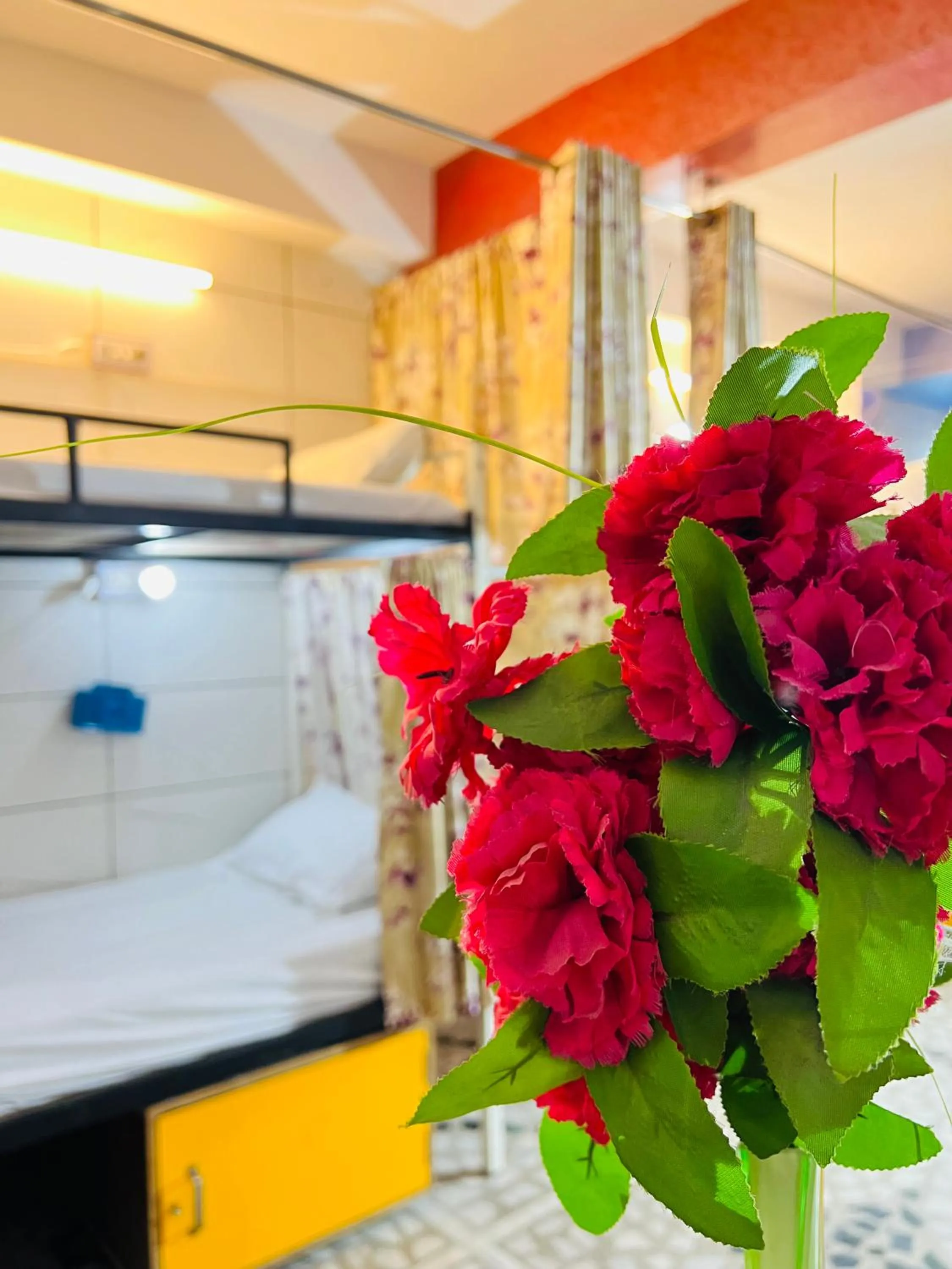 Bed in Hotel Moon Light Palace