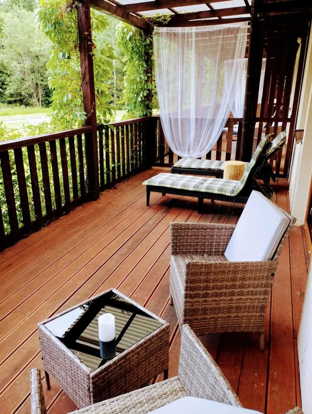 Balcony/Terrace in Resort Lesní Lázně