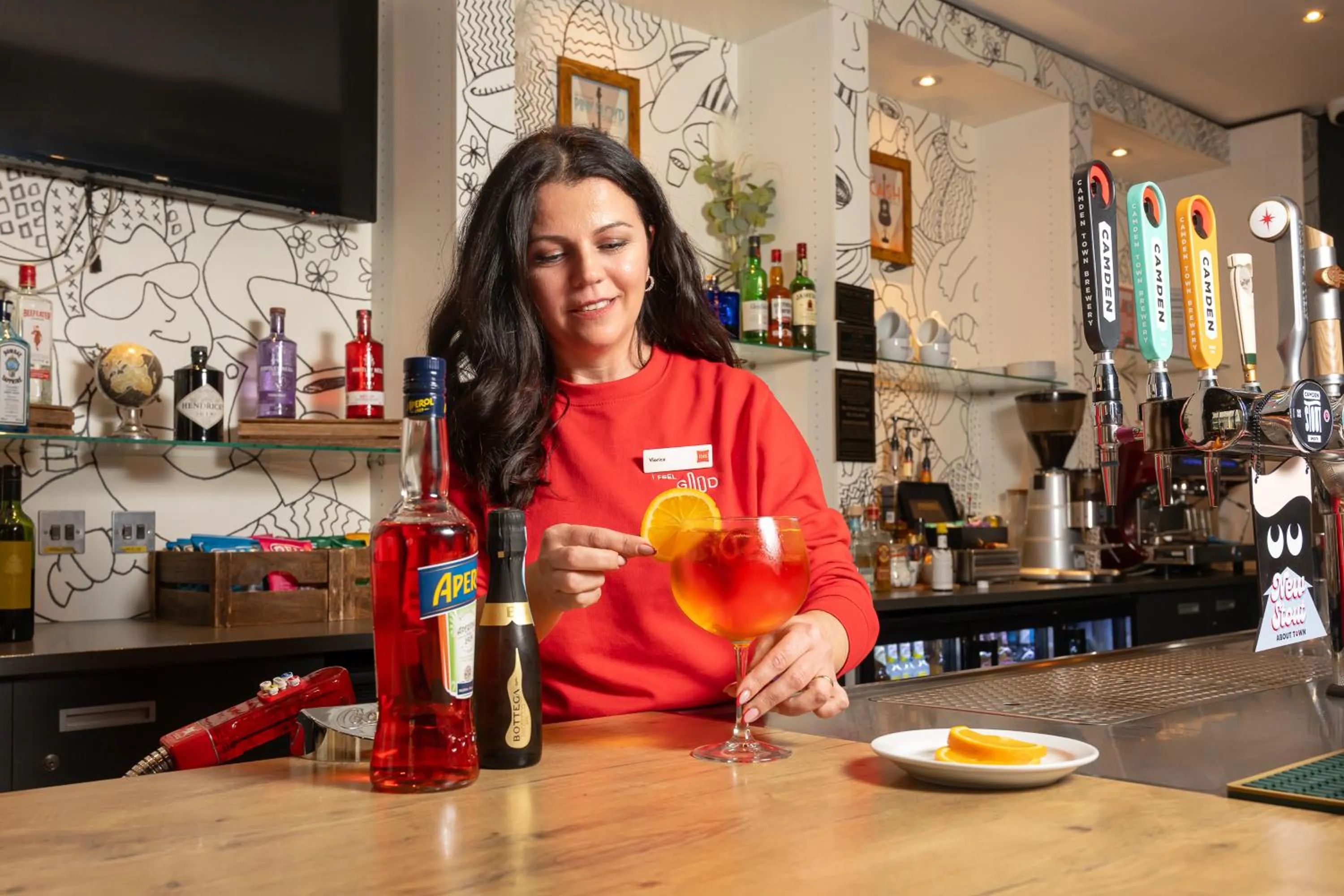 People in ibis Portsmouth