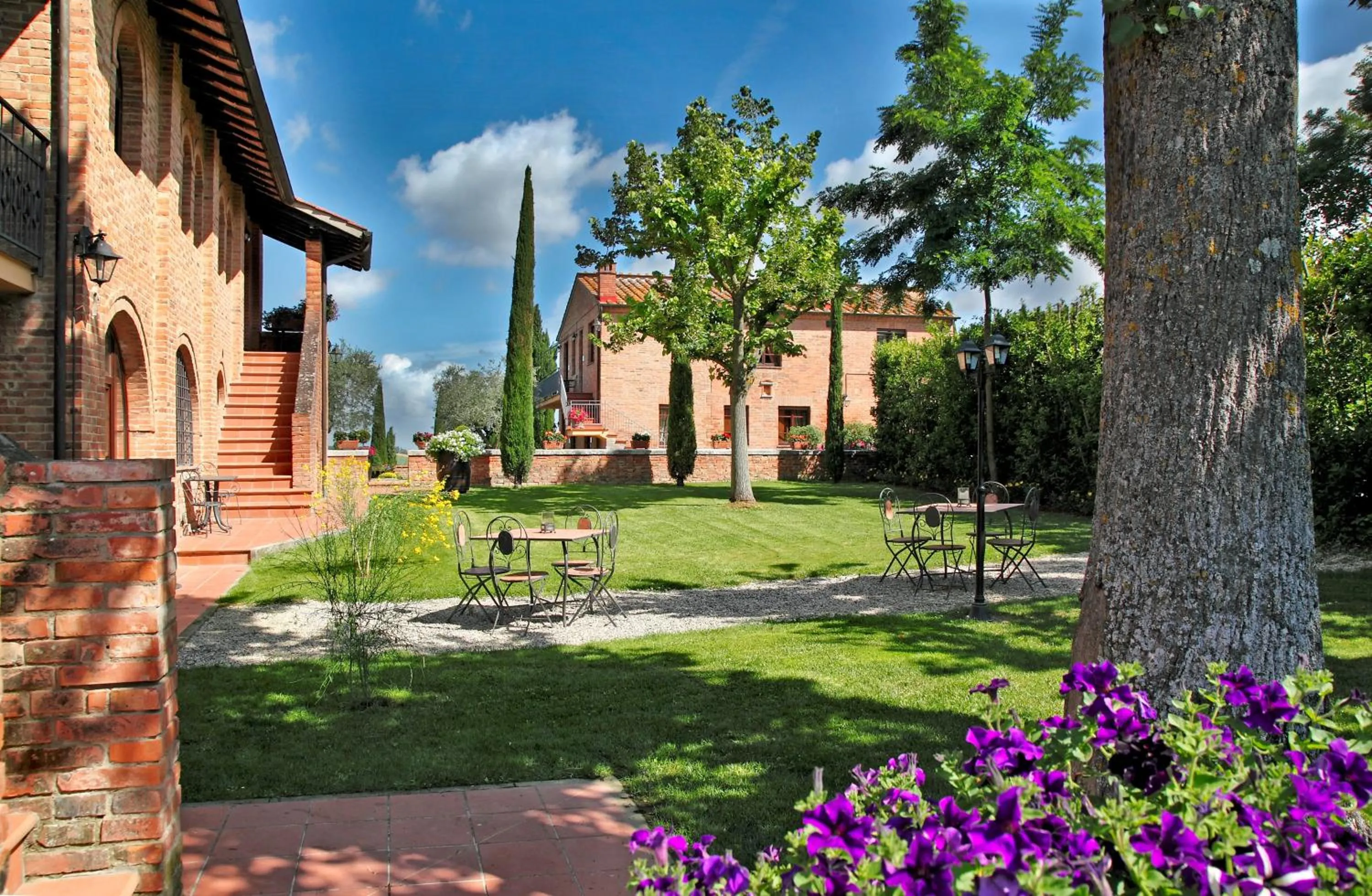 Garden view in Borgo Tre Rose