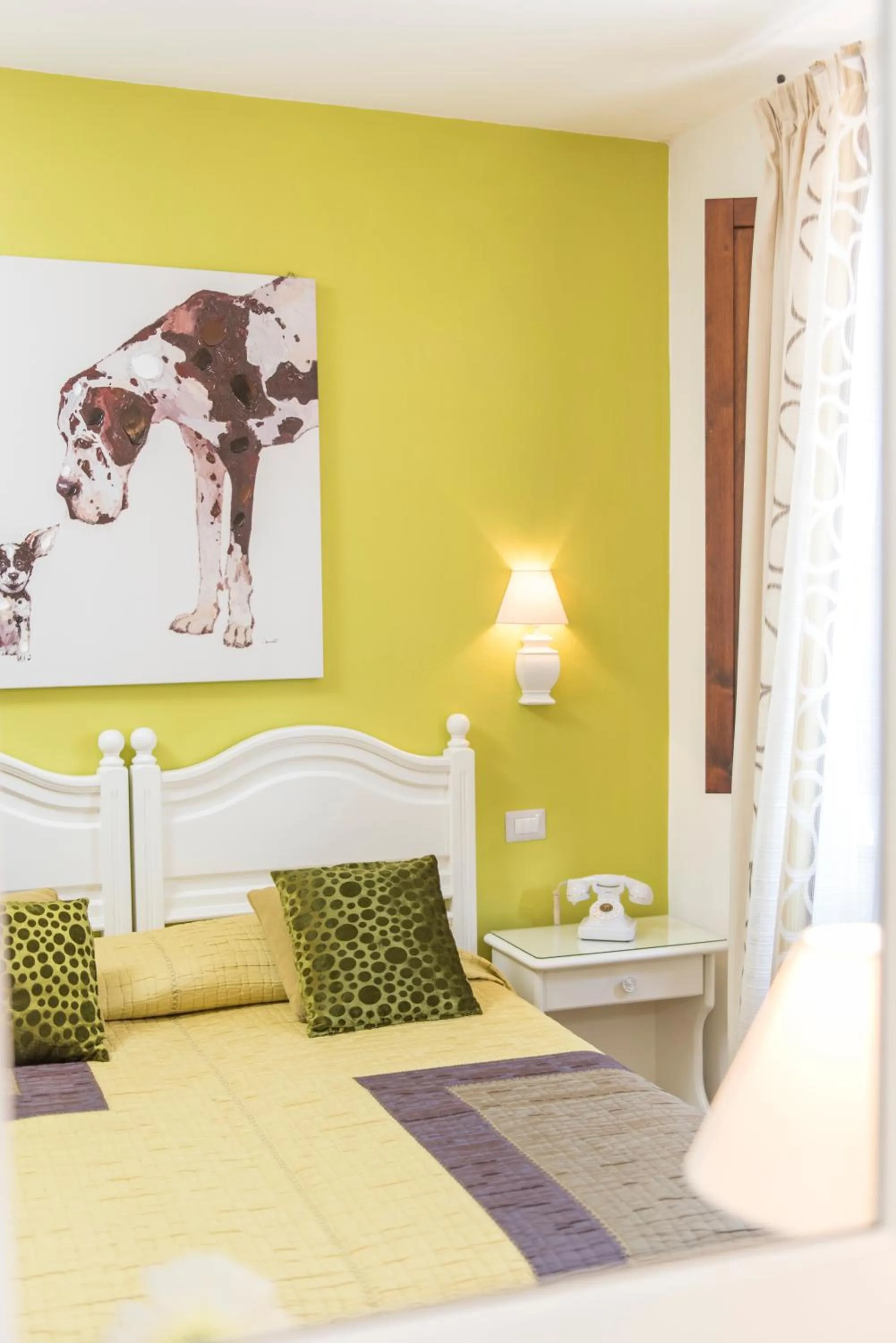 Decorative detail, Bed in Borgo Tre Rose