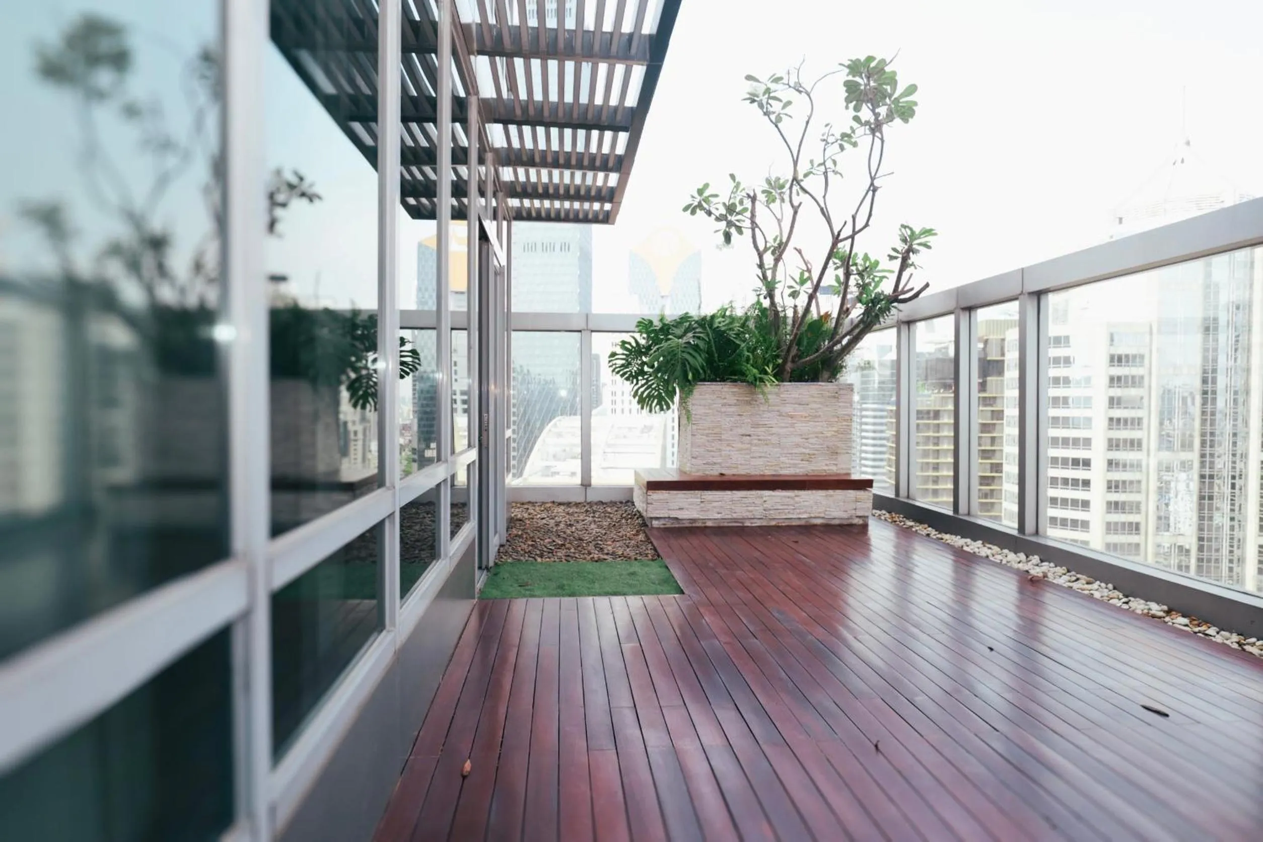 Balcony/Terrace in Oriental Residence Bangkok