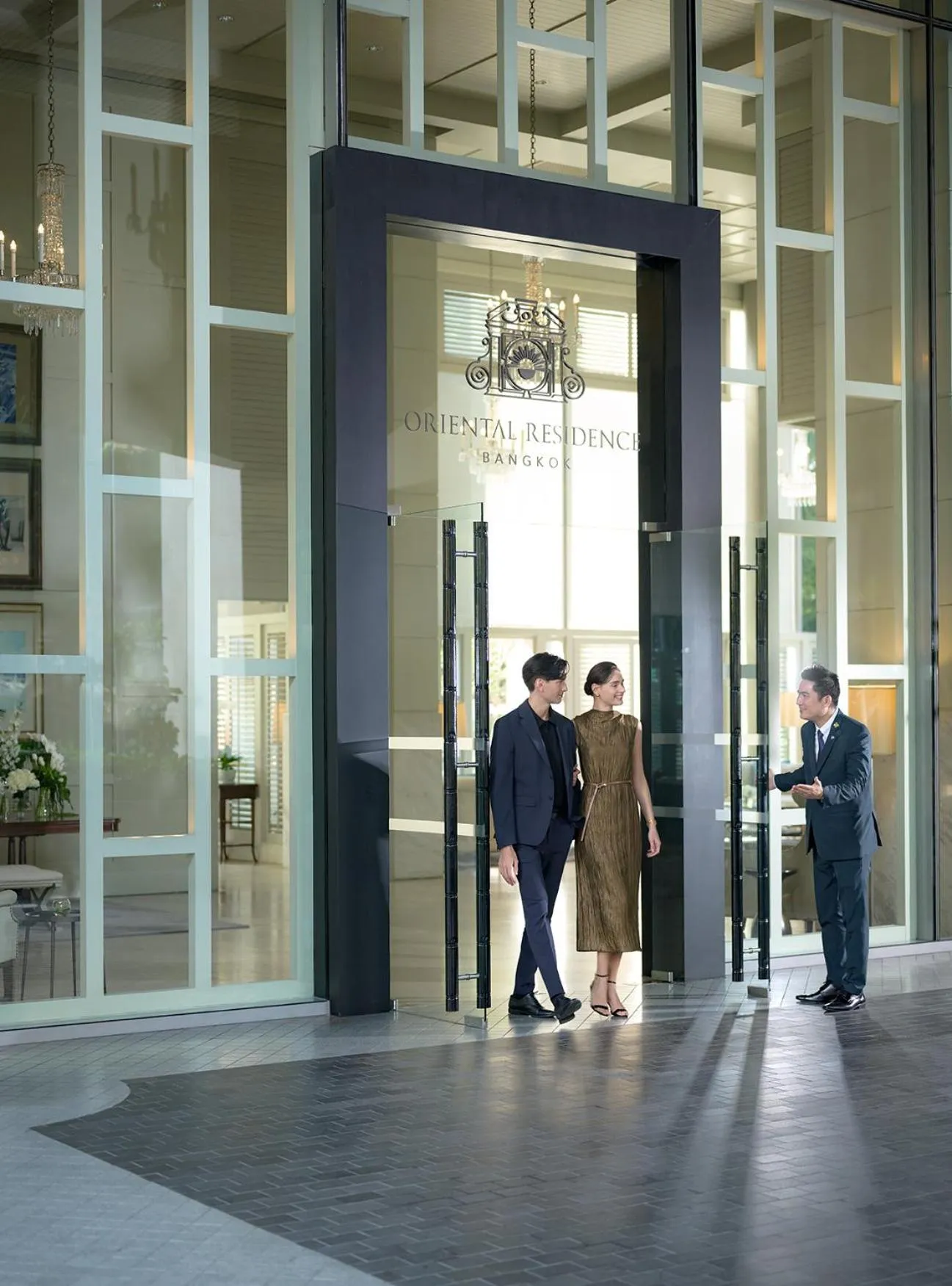 Facade/entrance in Oriental Residence Bangkok